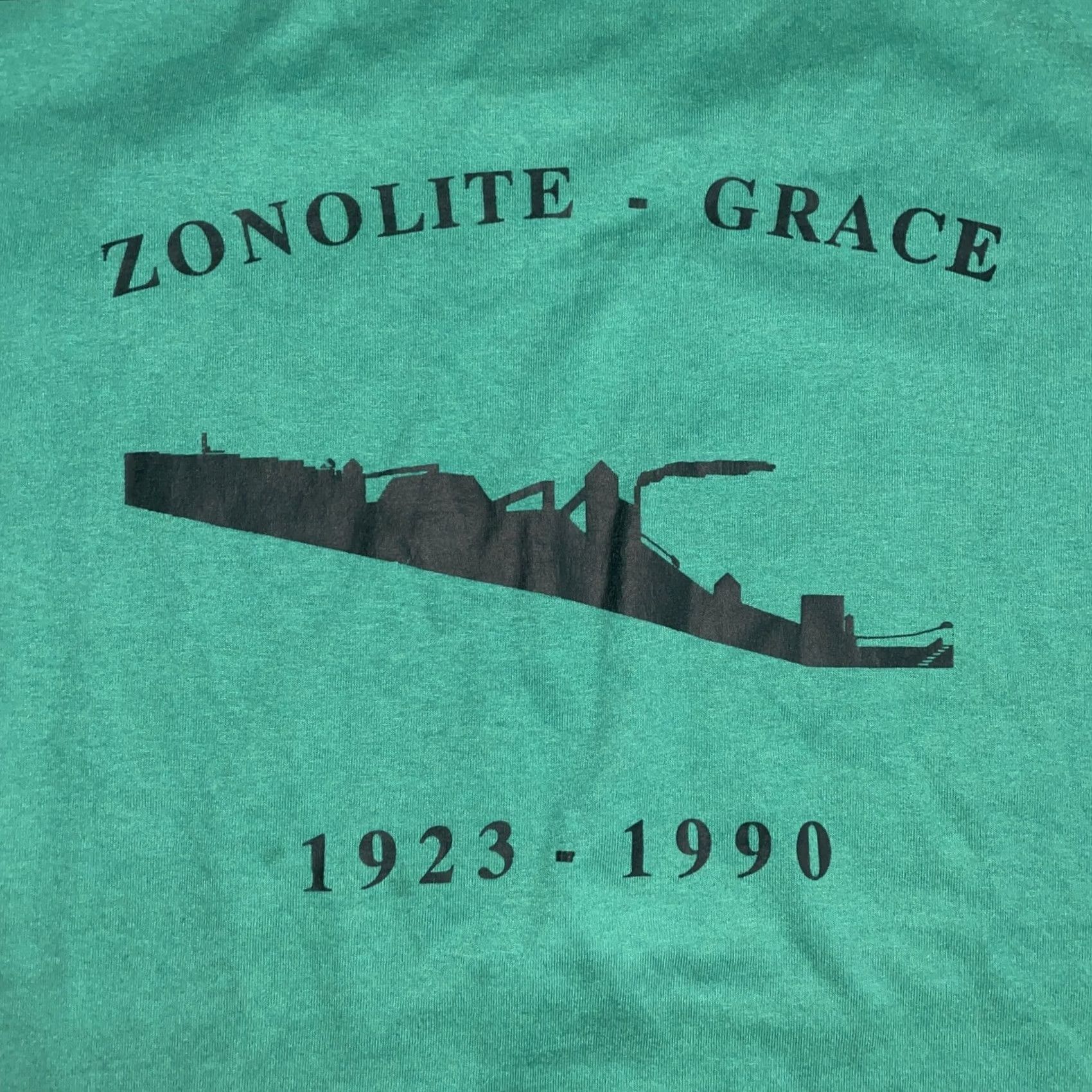 Vintage VINTAGE SINGLE STITCH T-Shirt Green USA Ship Mens XL Zentolite Grace Zonolite? Size US XL / EU 56 / 4 - 2 Thumbnail