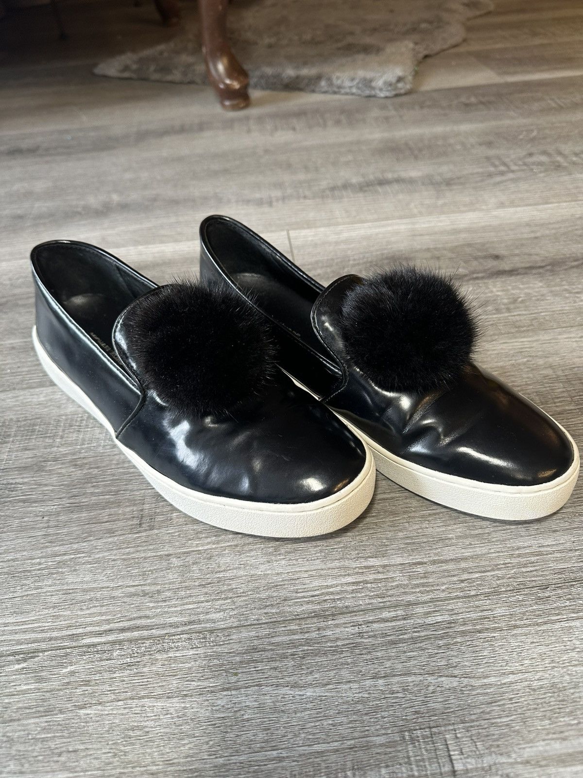 Michael Kors Michael Kors Collection Eddy Patent Leather Pom Pom Size US 7.5 / IT 37.5 - 3 Thumbnail