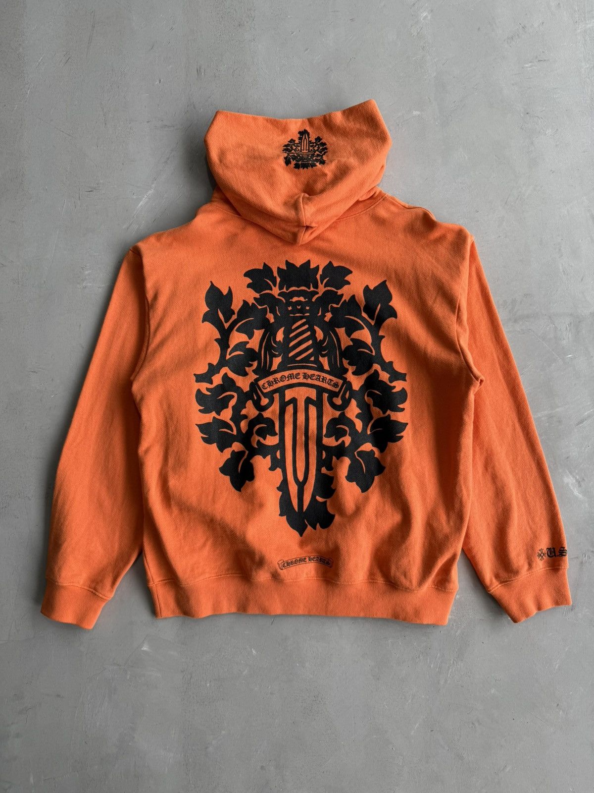 パーカー・フーディ Chrome Hearts Vine Dagger Hoodie Chrome Hearts Vine Dagger Hoodie Orange/Black Men's - US