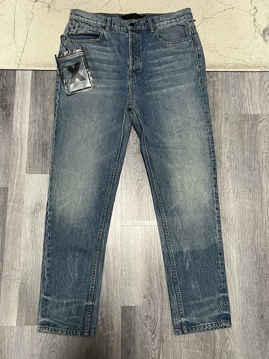 Alexander Wang Woman's Alexander Wang Light Indigo Aged Denim