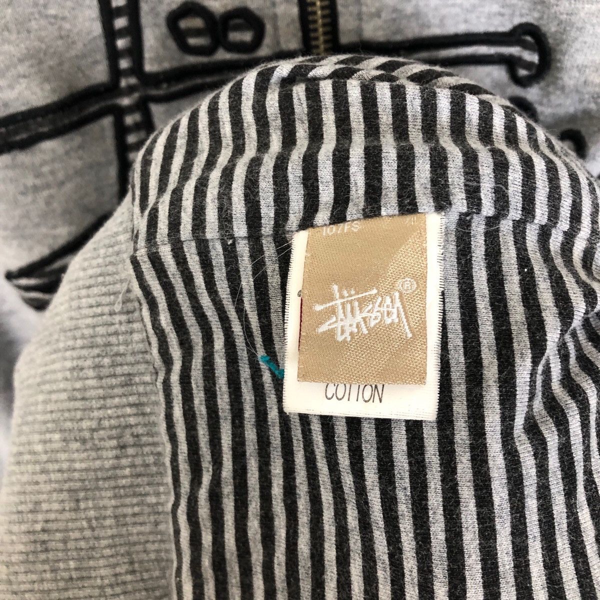 Vintage Stussy Hooded Sweater Zip Up Hoodie Sweatshirt