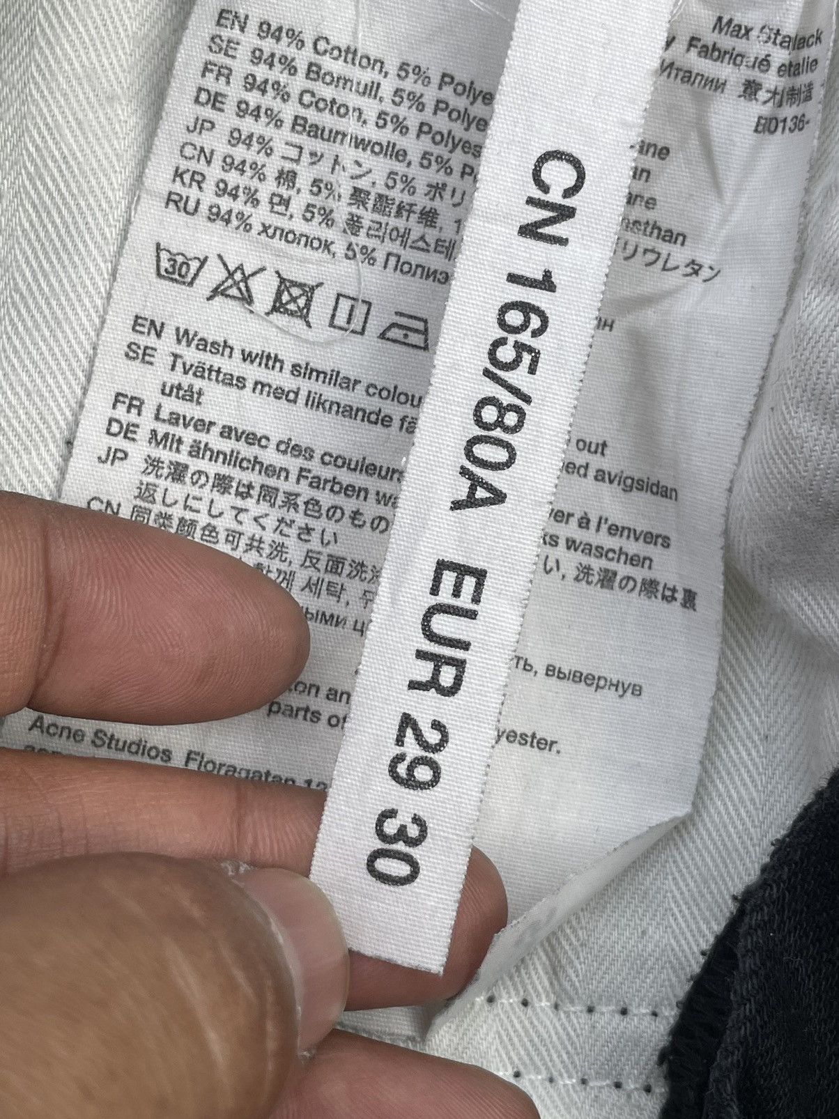 Acne Studios Acne Studios Max Stay Black Denim Size US 30 / EU 46 - 15 Thumbnail