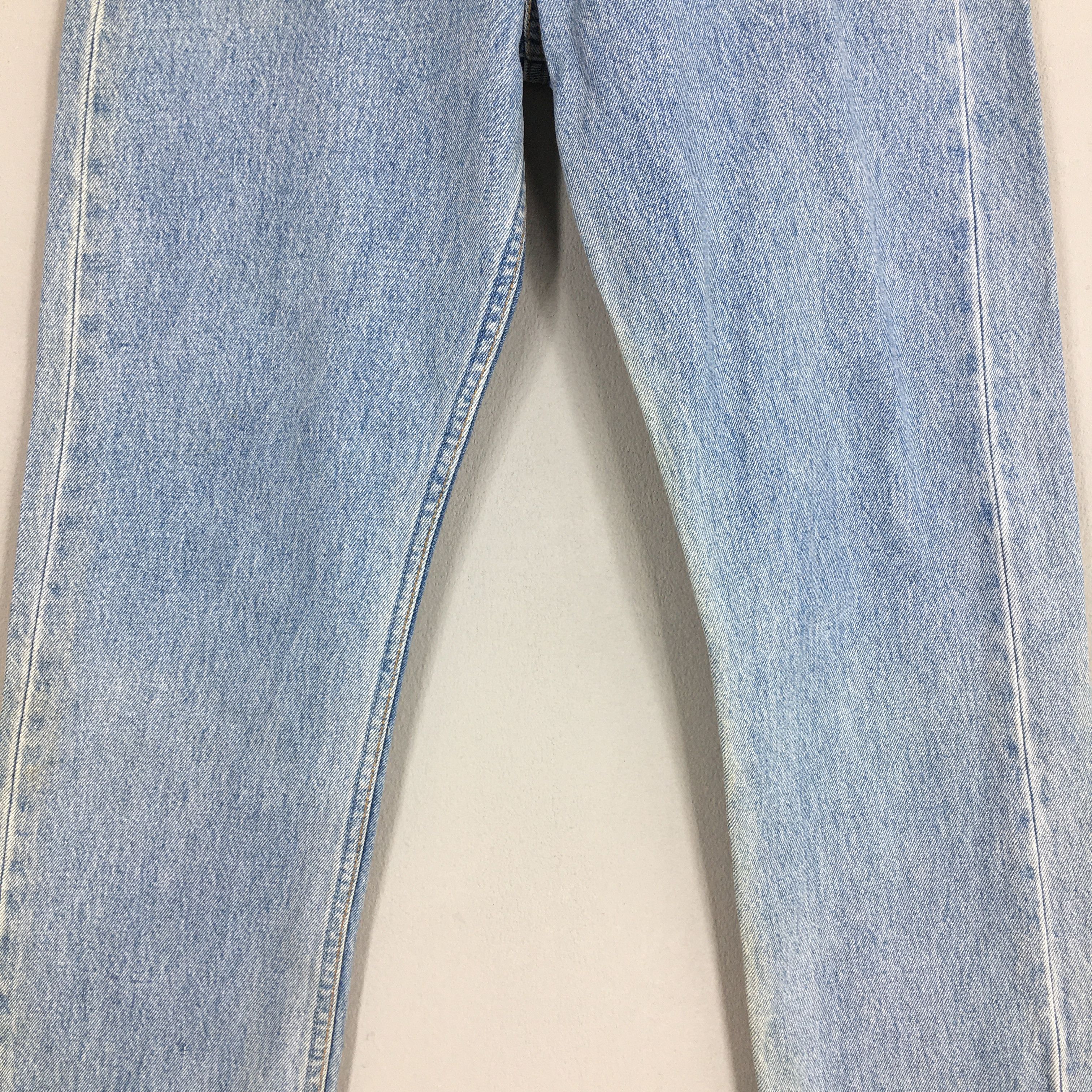 Levi's Size 28x28 Vintage 90s Levi's 501 Faded Blue Jeans S1827 Size US 28 / EU 44 - 3 Thumbnail