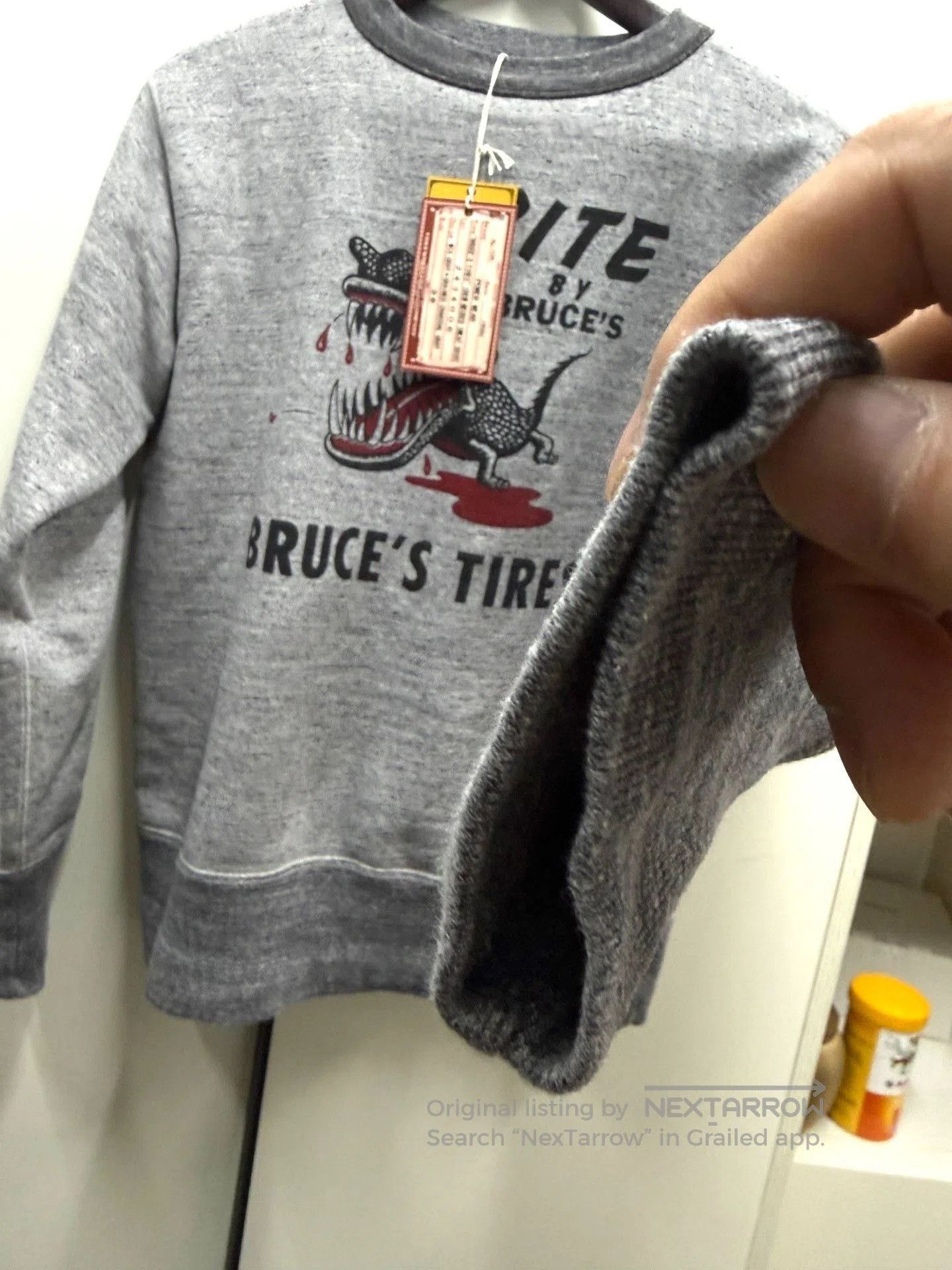 Freewheelers FREEWHEELERS Bruce's Tires Alligator Print Sweatshirt. Size US M / EU 48-50 / 2 - 5 Thumbnail