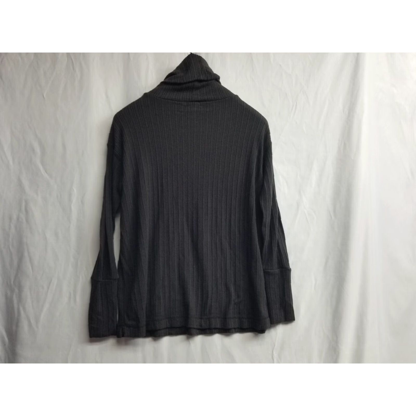 Vintage Susina Gray cowl neck tunic turtleneck sweater Size M Made In USA Long Sleeve Size M / US 6-8 / IT 42-44 - 2 Thumbnail