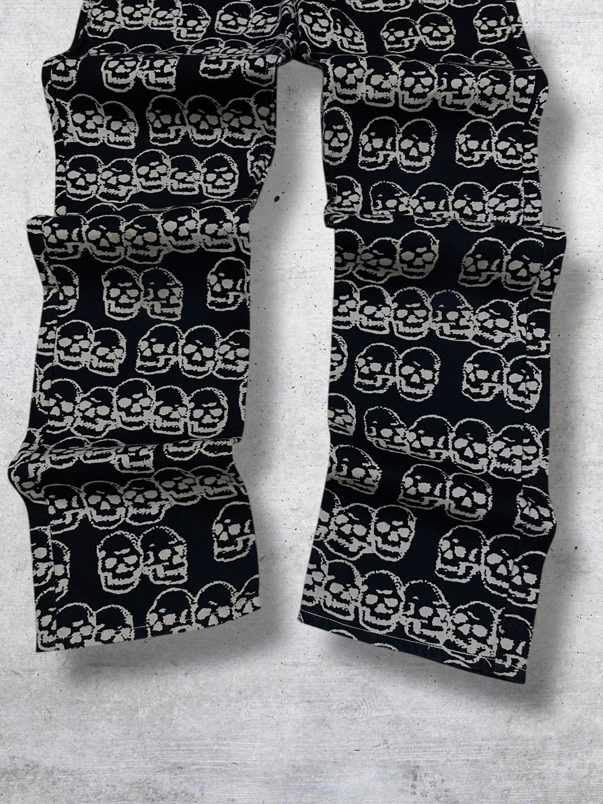 Hysteric Glamour VINTAGE HYSTERIC GLAMOUR FULLPRINT SKULL ICONIC PUNK PANT Size US 28 / EU 44 - 3 Thumbnail