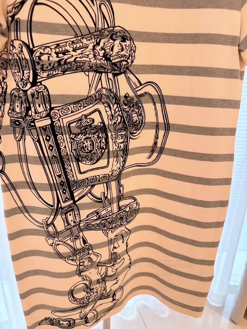Hermes Hermes Moss Grey Striped #Elegant Reins Size S / US 4 / IT 40 - 3 Thumbnail