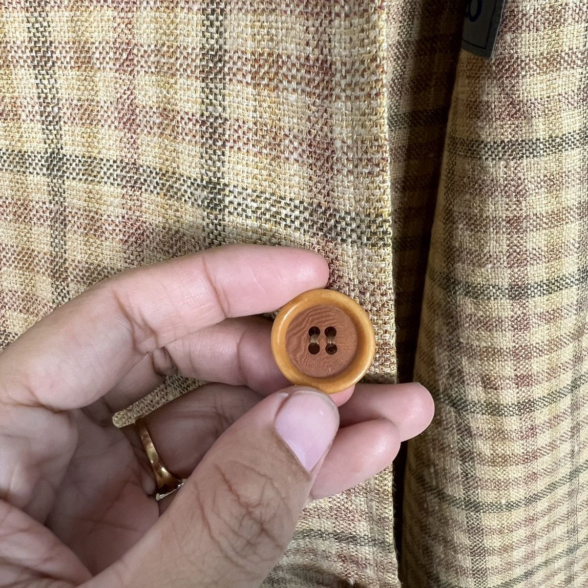 Kenzo Vintage 90's KENZO Checked Suit Jacket Blazer #4126-C187 Size US M / EU 48-50 / 2 - 10 Thumbnail
