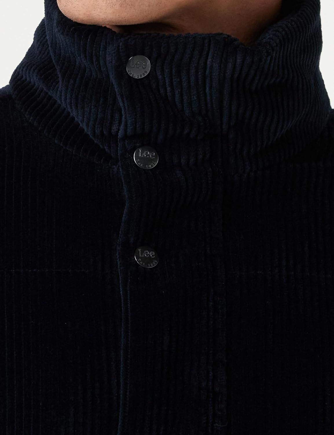 Lee Lee 2 Pockets Wide Wale Cord Puffer Jacket Navy XXL Size US XXL / EU 58 / 5 - 18 Thumbnail