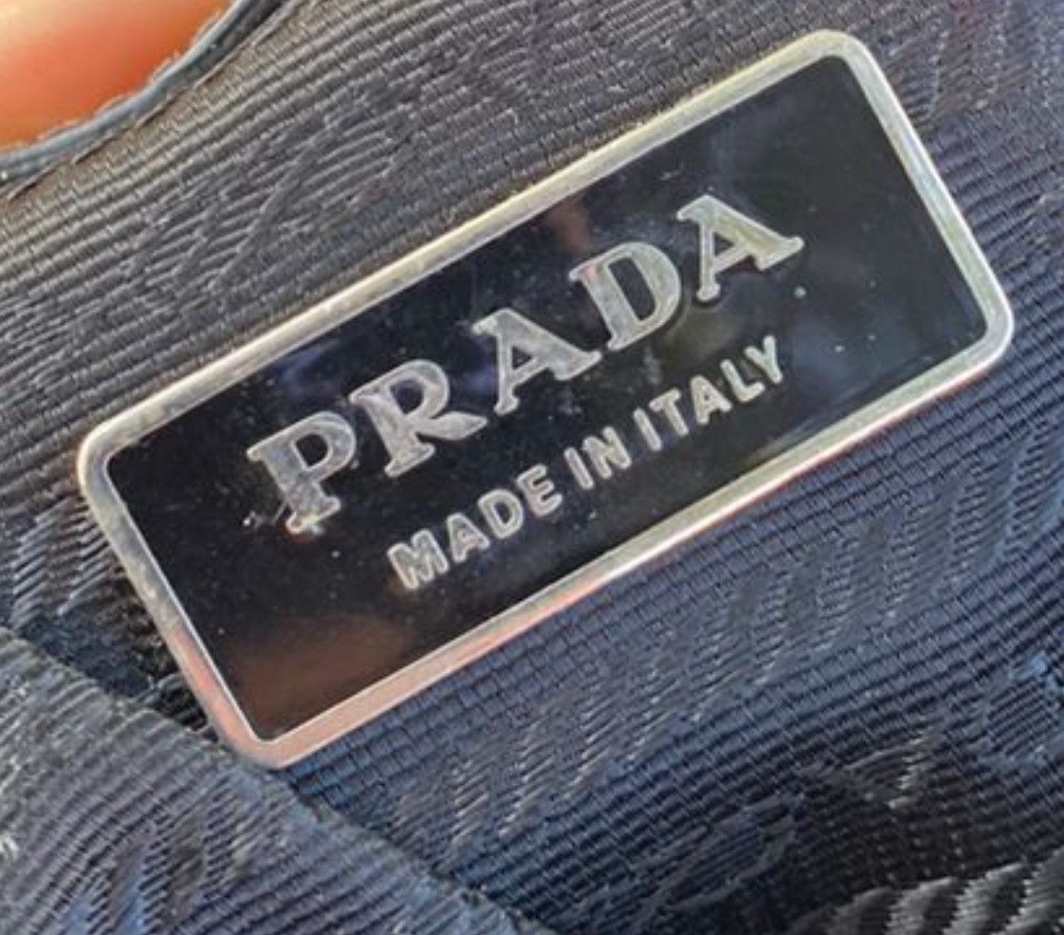 Prada Authentic PRADA Black Nylon Tessuto Boston Bag Size ONE SIZE - 8 Thumbnail