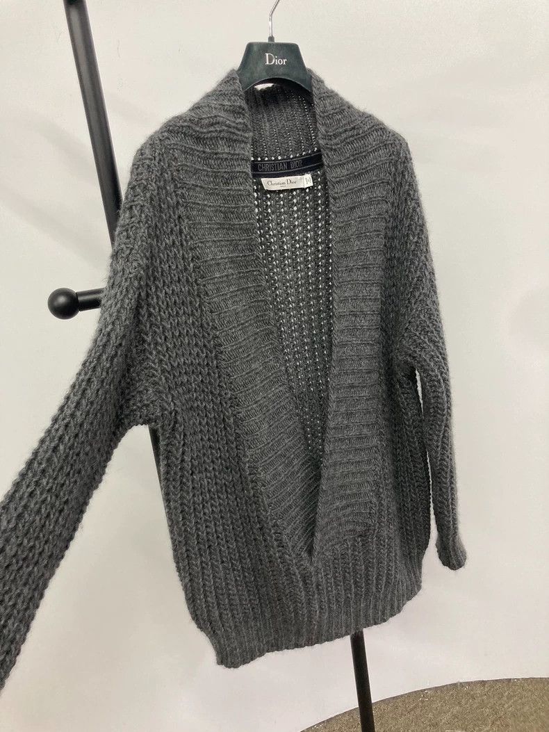 Dior Dior Silhouette V-neck knitted sweater Size XXS / US 00 / IT 34 - 3 Thumbnail