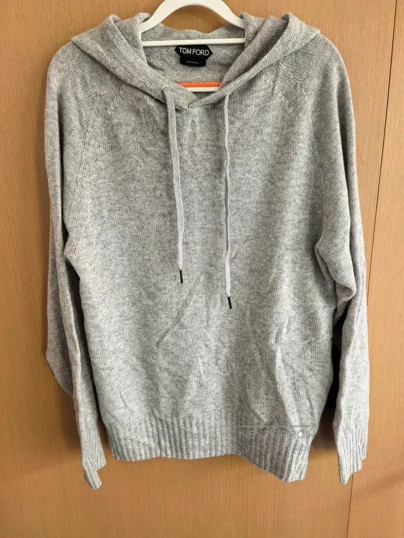 Tom Ford Tom Ford Knit wool hooded sweatshirt with multiple pockets Size US S / EU 44-46 / 1 - 1 Thumbnail