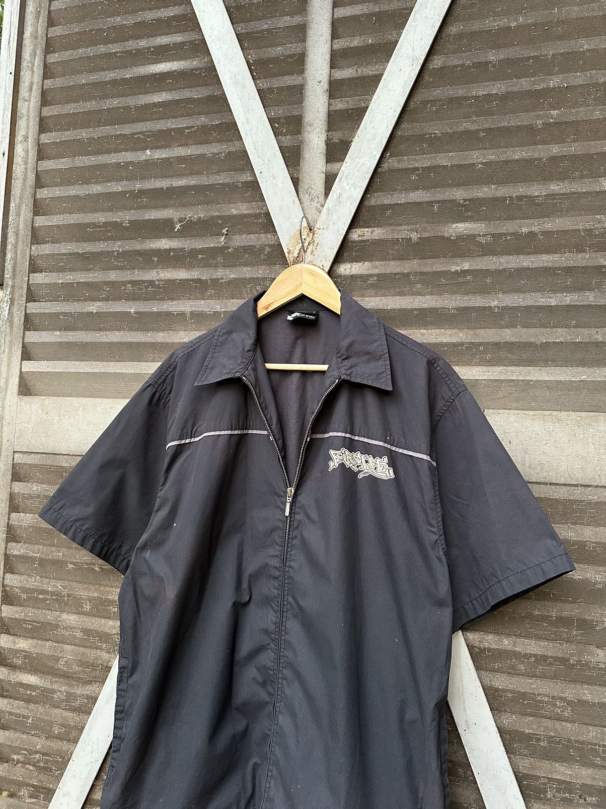Vintage 🛹Vintage Dack Dive “SLIDE MIC” Baggy SKATE Shirt Size US L / EU 52-54 / 3 - 10 Thumbnail