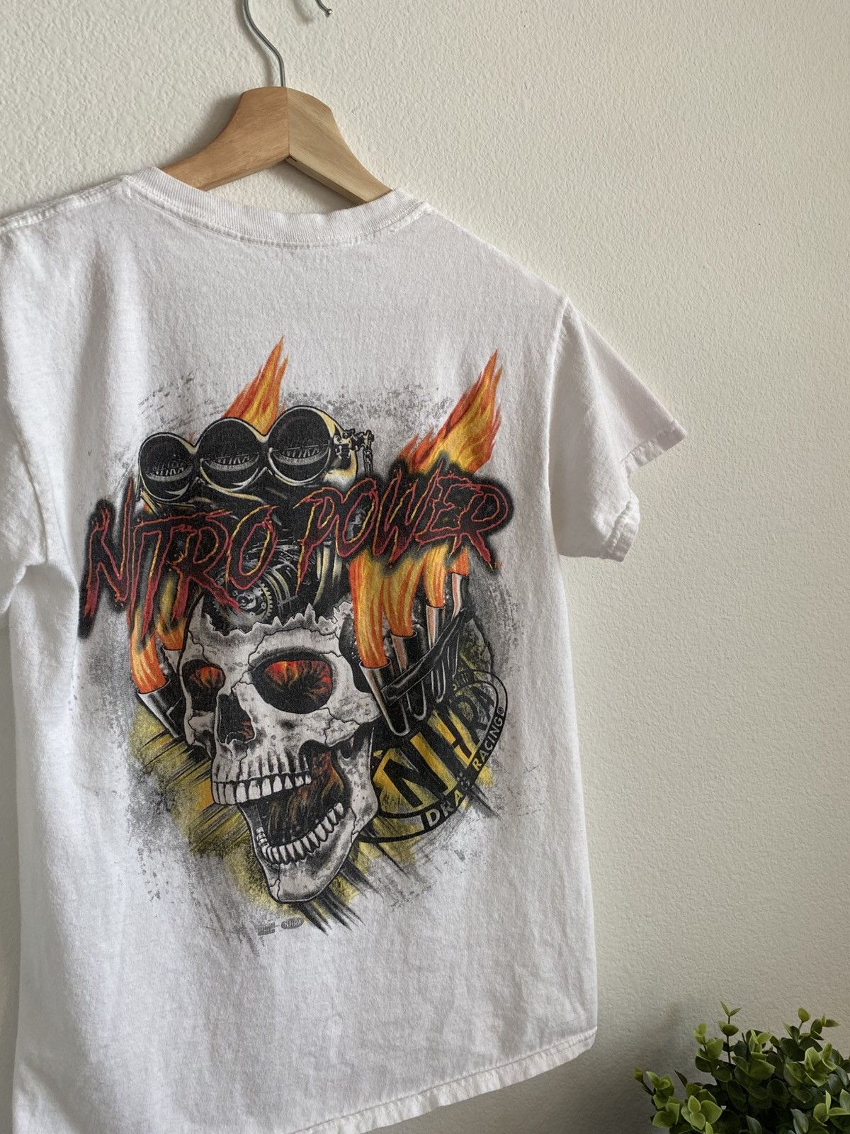 NASCAR 00s Flame Skull NHRA Racing Tee Size US S / EU 44-46 / 1 - 3 Thumbnail