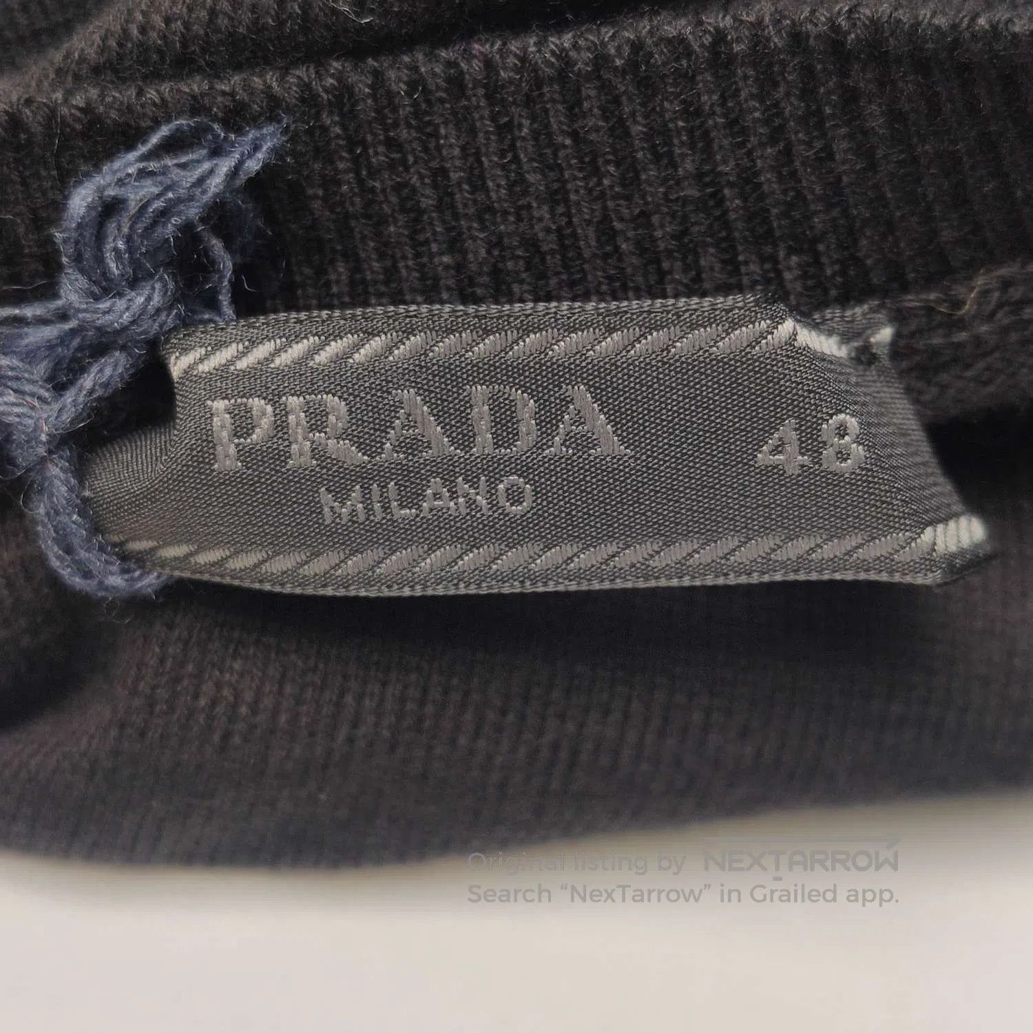 Prada Prada Black Cotton Long. Size US M / EU 48-50 / 2 - 2 Thumbnail