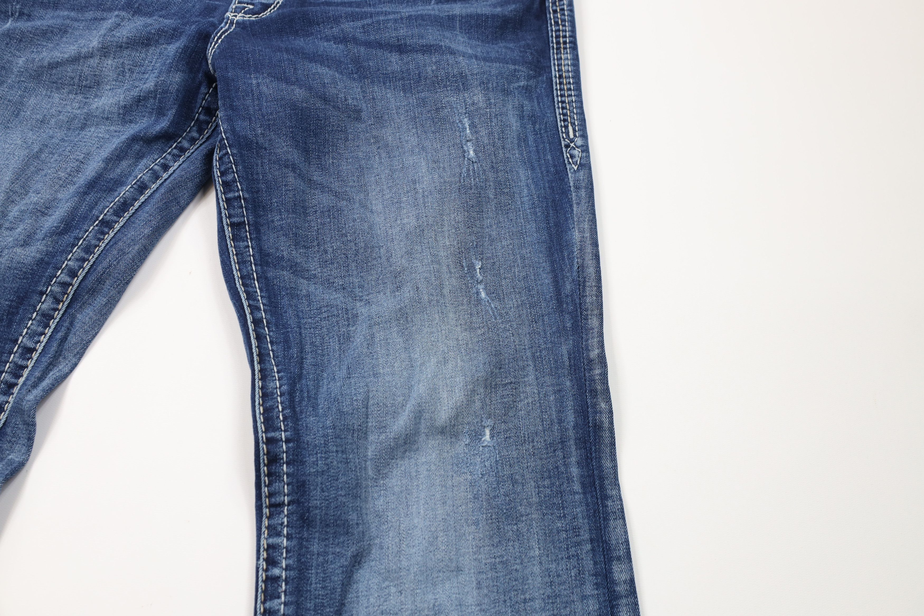 Rock Revival Rock Revival Stitch Mandell Easy Boot Flared Denim Jeans Size 33" - 6 Thumbnail