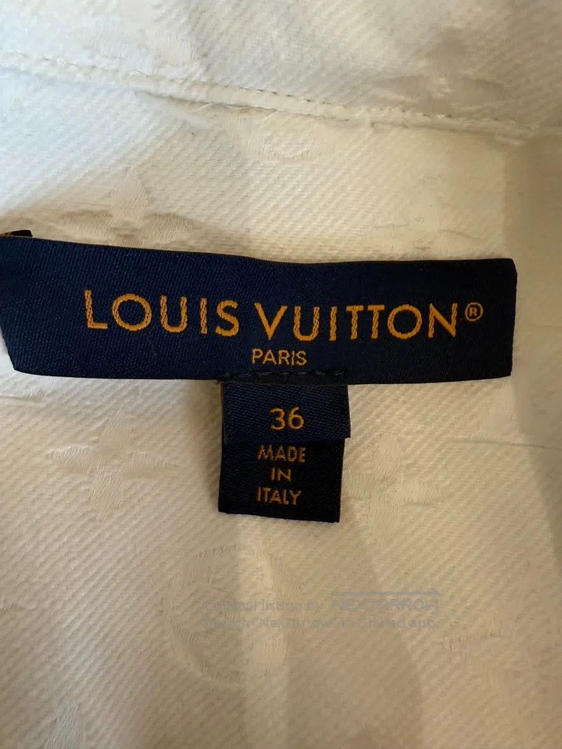 Louis Vuitton Louis Vuitton Nautical White Stampede Cowboy Vest Size XS / US 0-2 / IT 36-38 - 4 Thumbnail