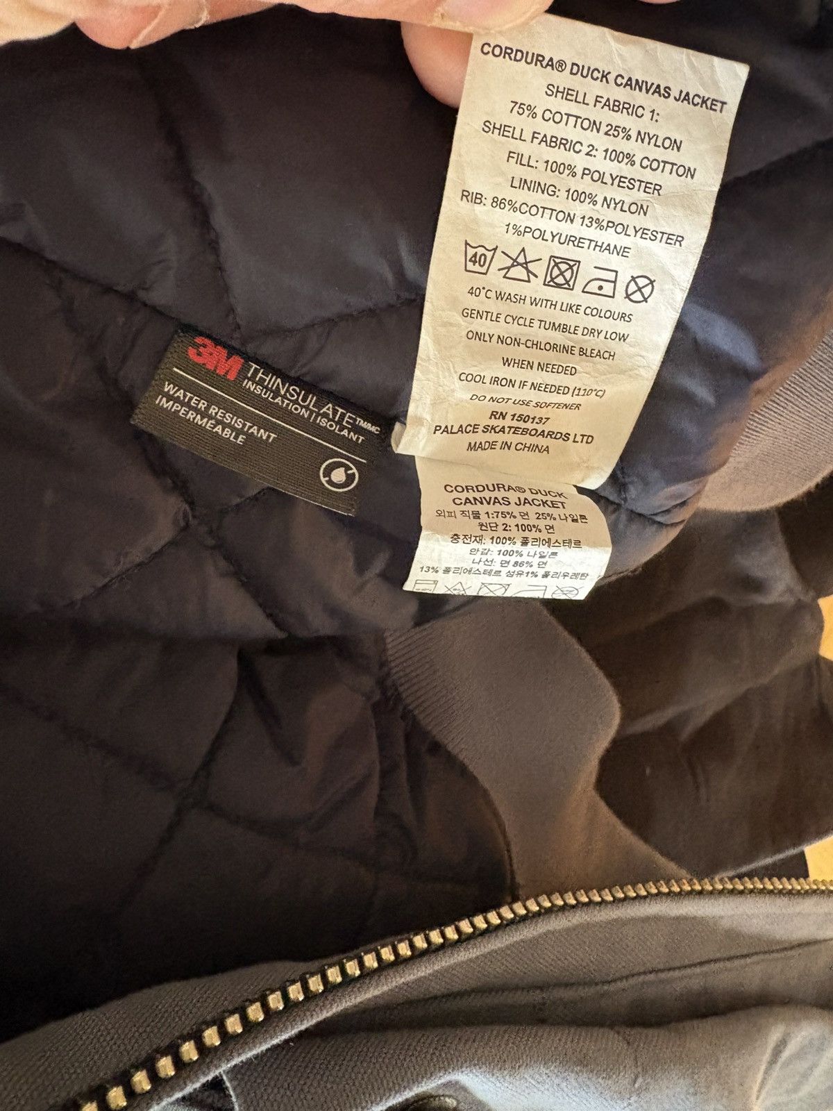 Palace Palace Duck canvas jacket Size US M / EU 48-50 / 2 - 5 Thumbnail