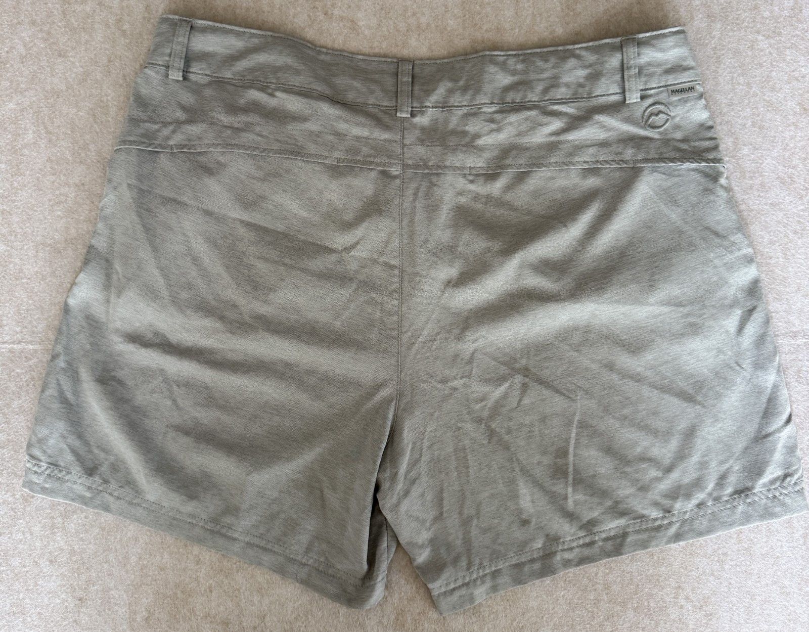 Other Magellan Womens XL Shorts Light Gray Classic Fit Outdoor Fi Size 42" / US 20 - 2 Thumbnail