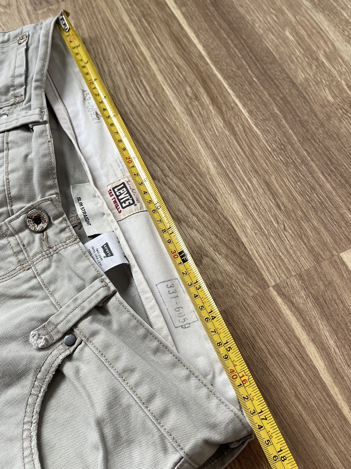 Levi's Vintage Clothing Levi’s LVC Tab Twills Beige Jeans 36x32 Size US 36 / EU 52 - 14 Thumbnail