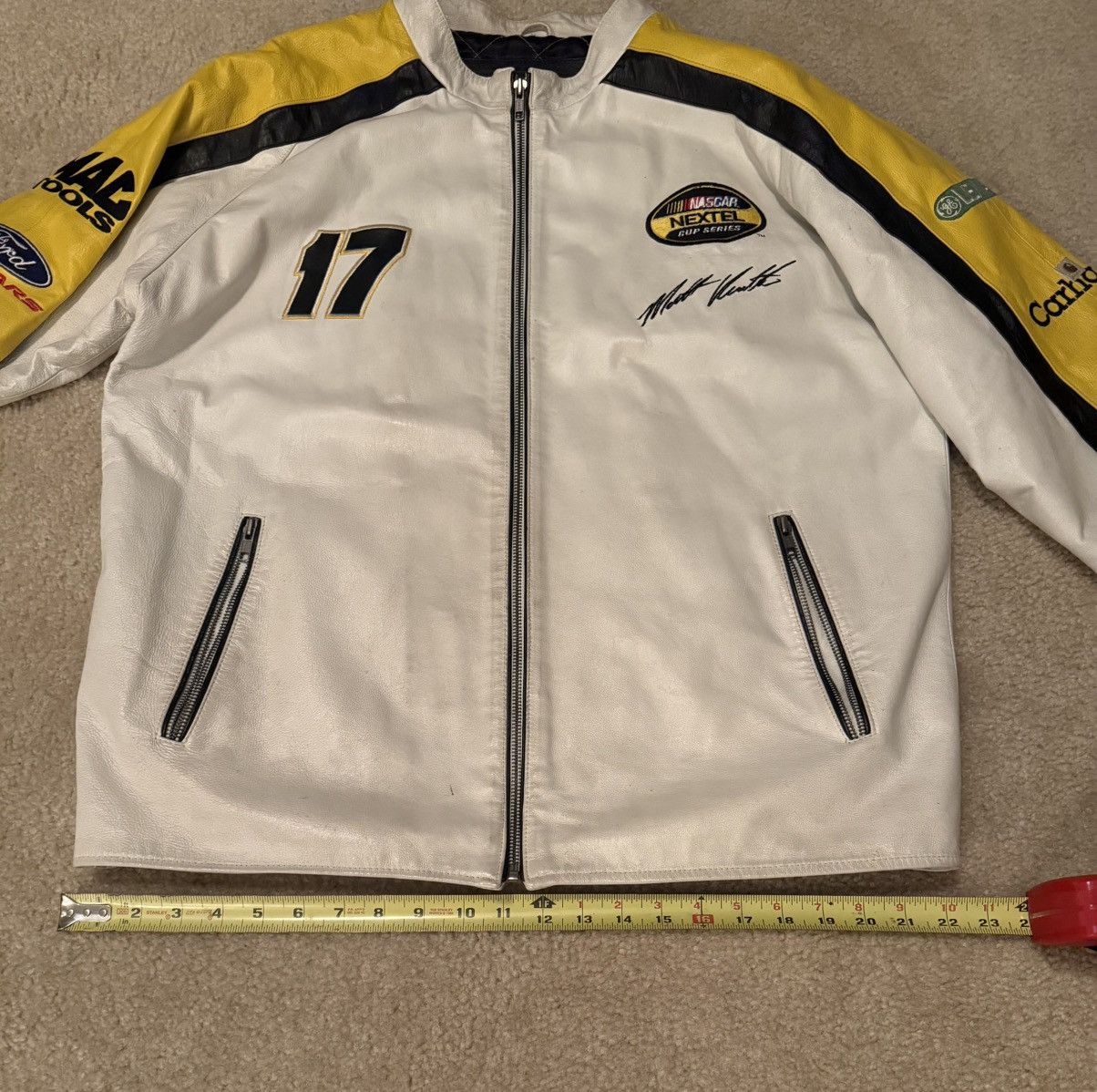 NASCAR Nascar Matt Kenseth Leather Racing Jacket Size US L / EU 52-54 / 3 - 2 Thumbnail