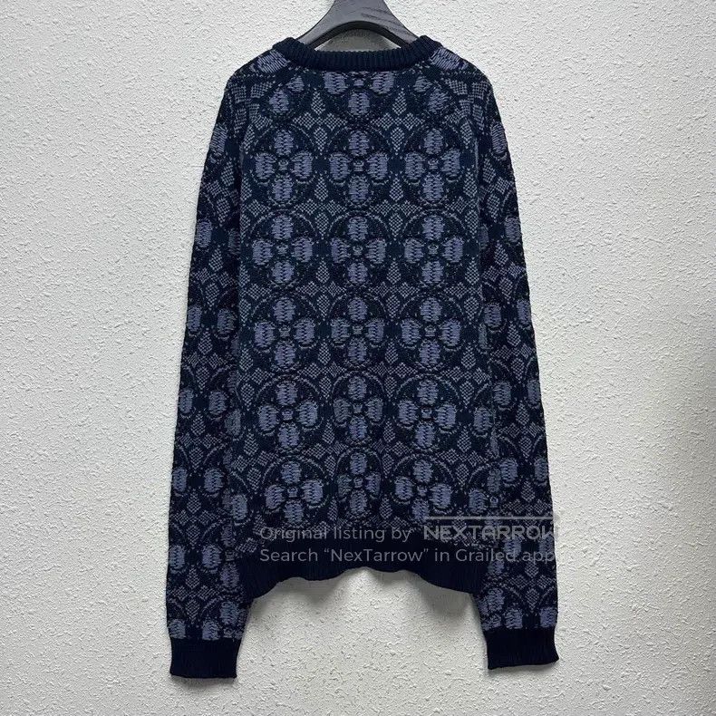 Louis Vuitton Louis Vuitton size 4l Three-flower knit full-print sweater Size US M / EU 48-50 / 2 - 2 Thumbnail