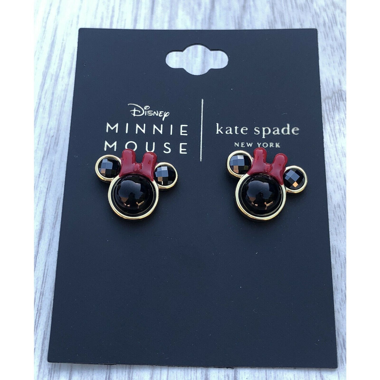 Kate Spade KATE SPADE MINNIE MOUSE STUD EARRINGS NWT MINNIE MOUSE Size ONE SIZE - 2 Thumbnail