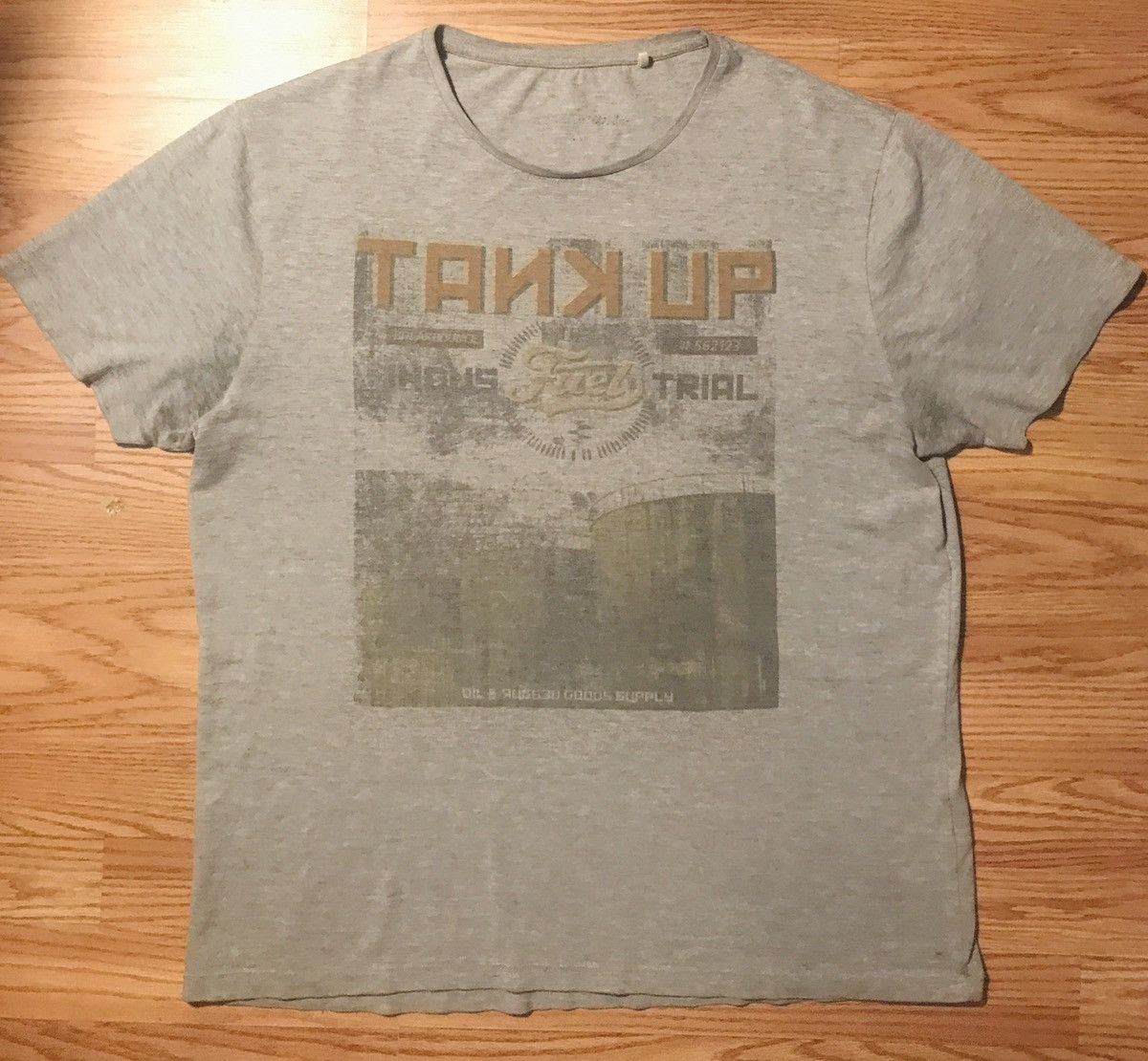 Diesel Diesel Mens L Lightweight knit t-shirt gray tank logo Size US L / EU 52-54 / 3 - 1 Thumbnail