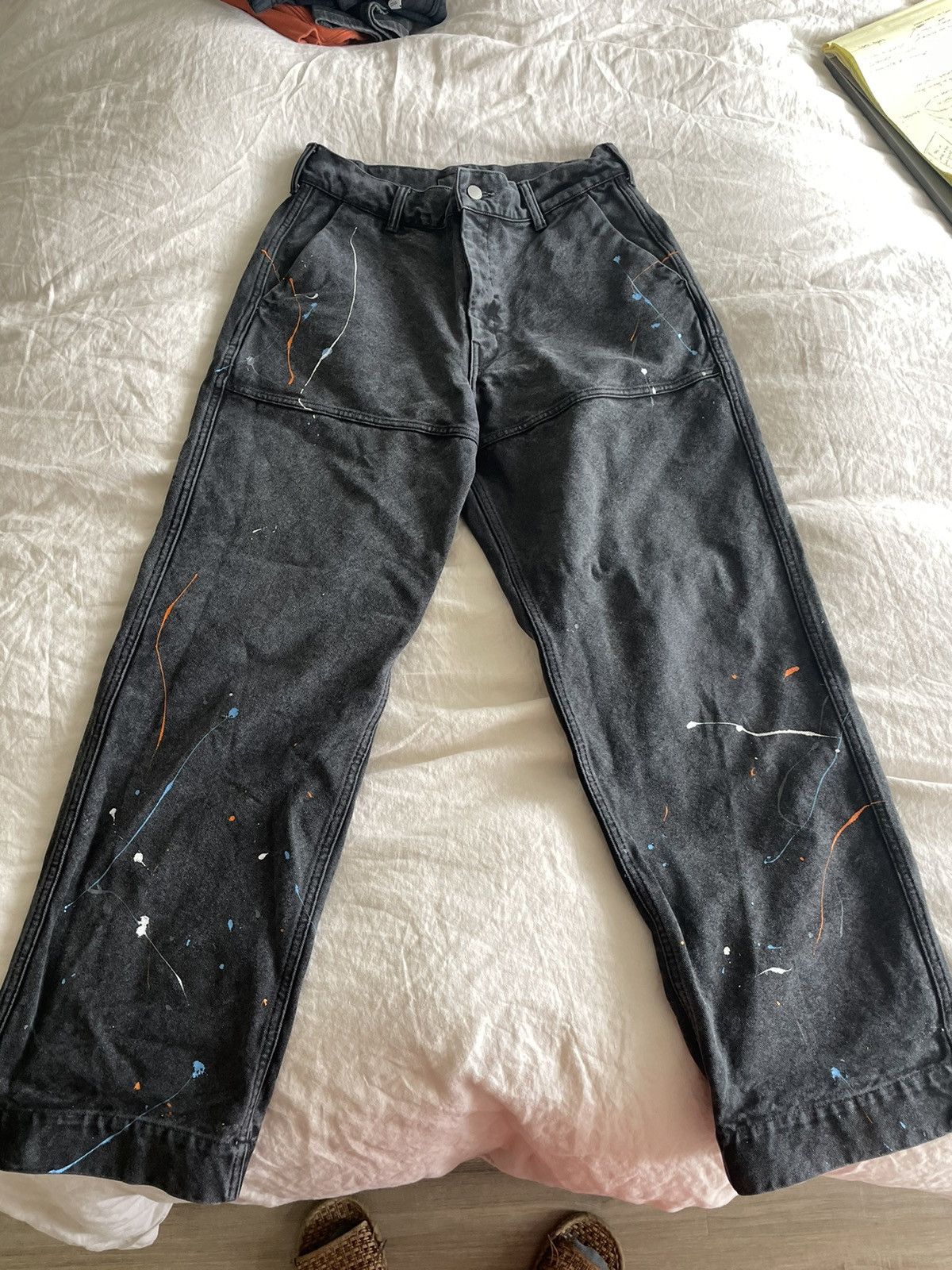 image of Jieda “Duck” Work Pants in Black, Men's (Size 32)
