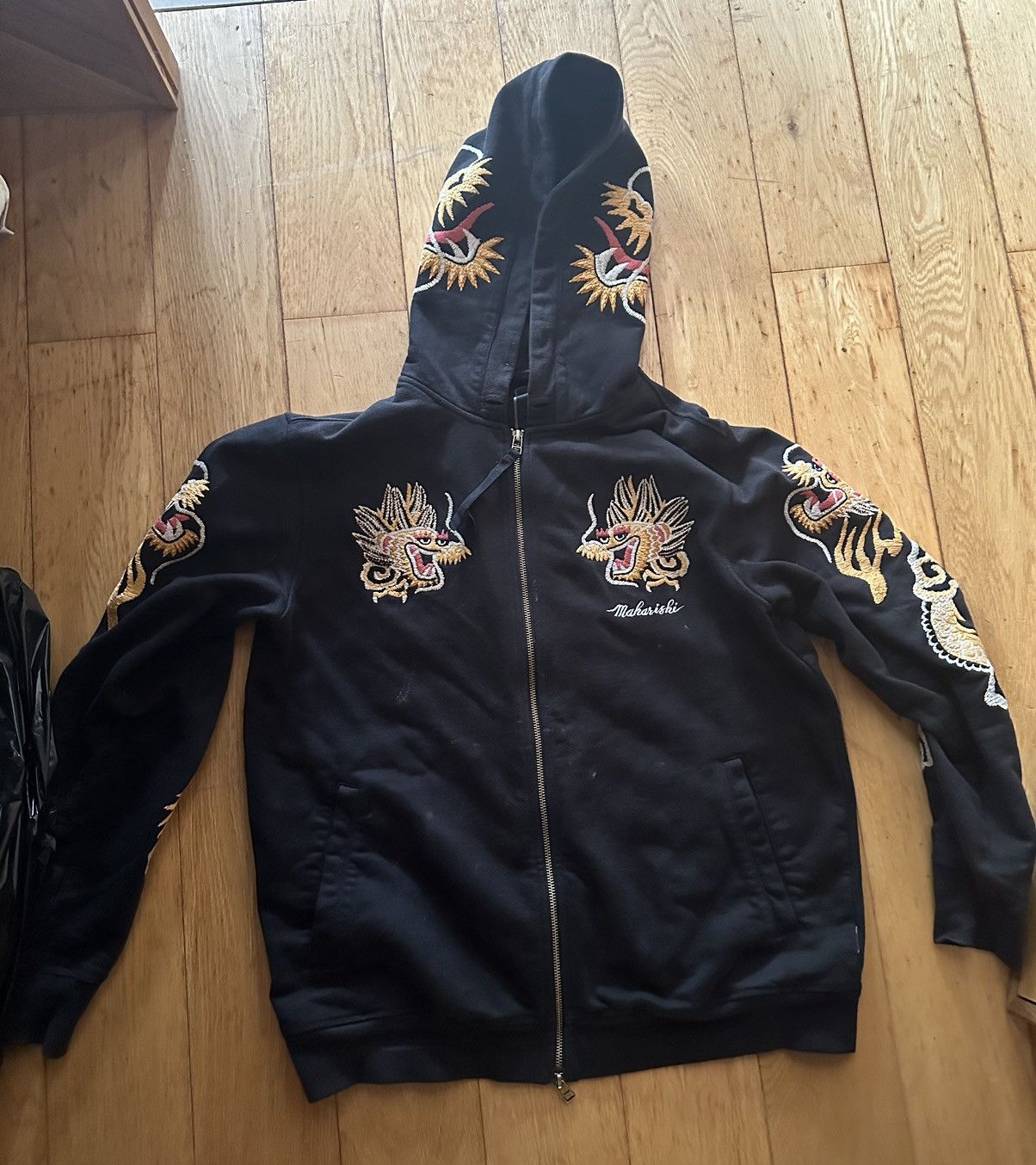 Maharishi Maharishi Golden Dragon Hoodie Grailed