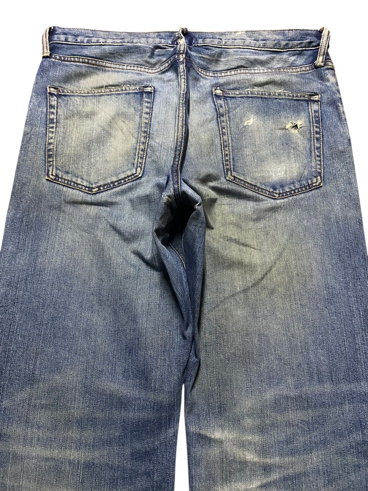 Vintage Vintage Gu Jeans Mud Wash Distressed Loose Jeans Size US 36 / EU 52 - 4 Thumbnail