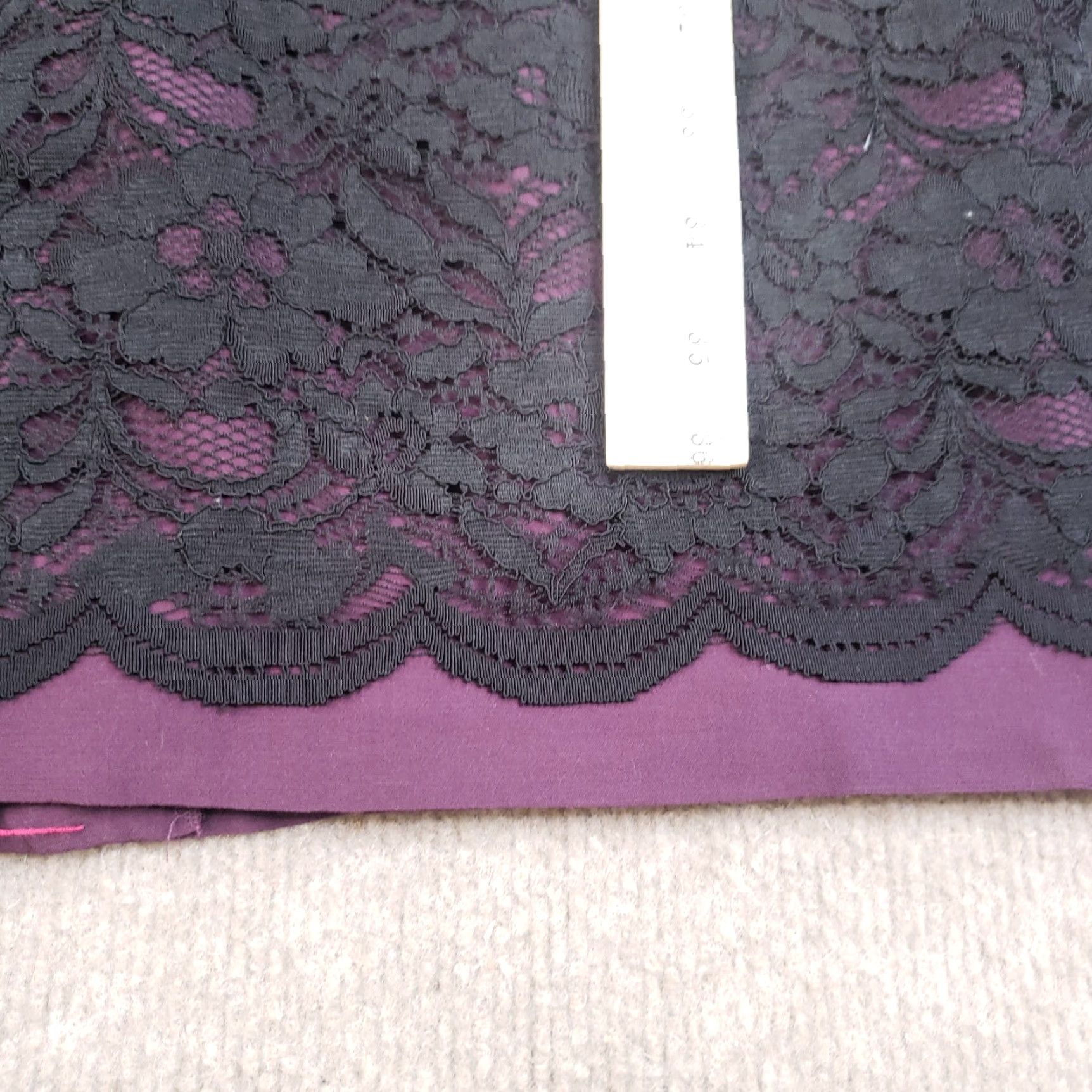 Boden Boden Dress Women 16 Purple 3/4 Sleeve Lace Doily Scallop Hem Shift Knee Length Business Casual Regular Size 16 Womens CPU? Size XXL / US 16-18 / IT 52-54 - 4 Thumbnail