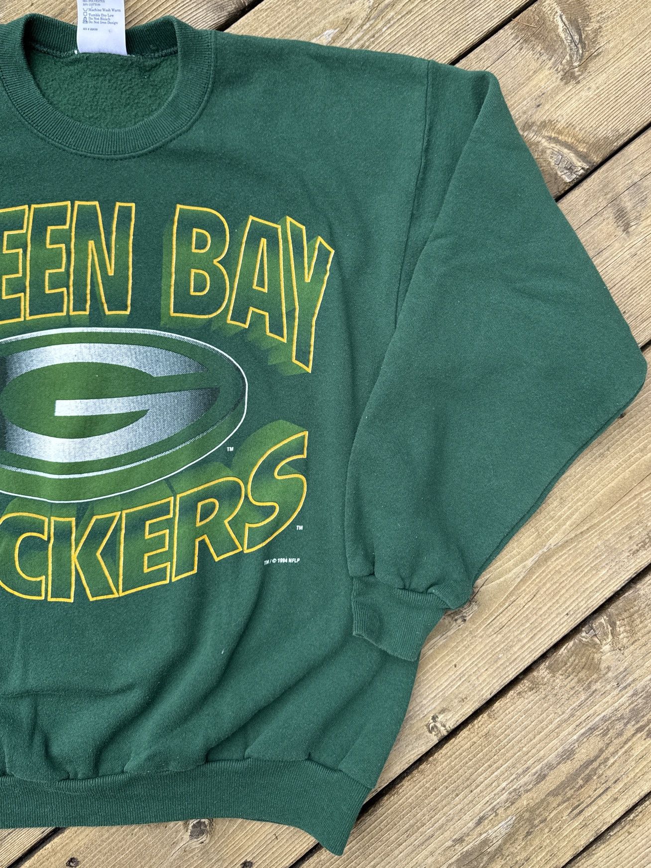 Vintage Vintage 1994 Green Bay Packers Crewneck Sweatshirt XL USA Size US XL / EU 56 / 4 - 3 Thumbnail