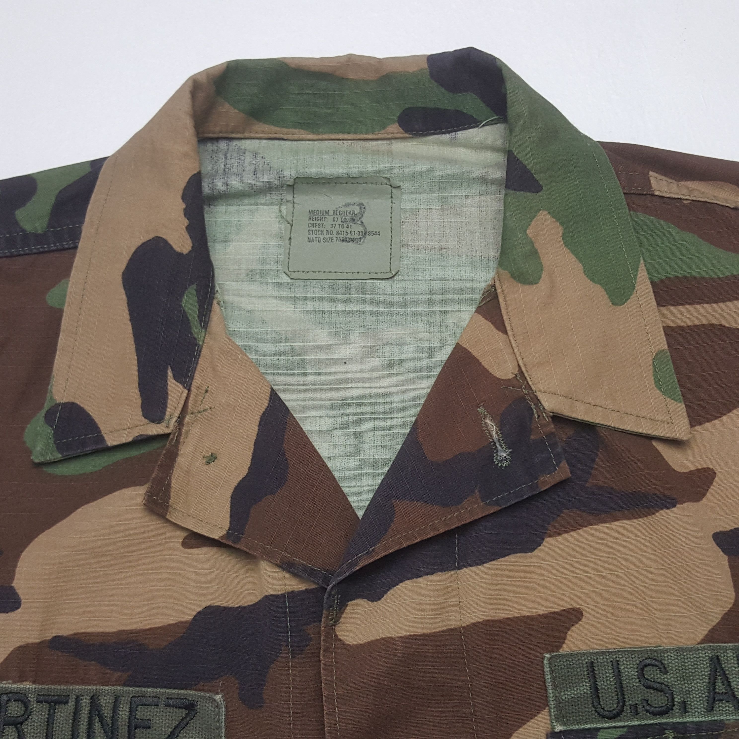 Vintage Vintage U.S. Army American Matinez Camo Jacket C305N19 Size US L / EU 52-54 / 3 - 4 Thumbnail