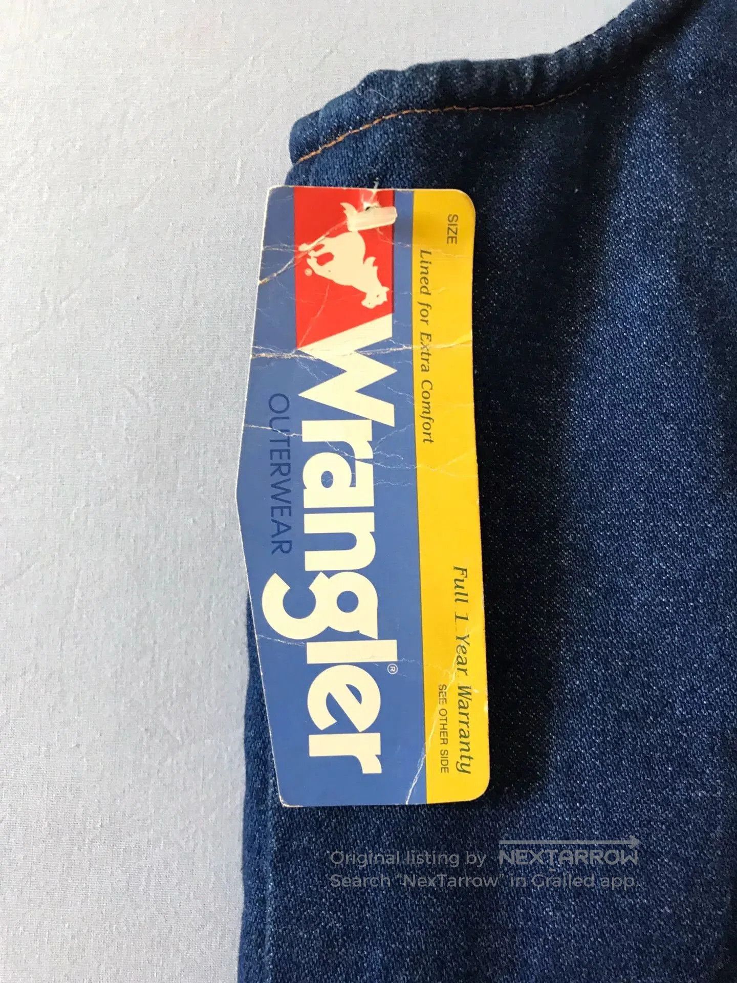Wrangler 80s Wrangler Sherpa Lined Denim Vest. Size US XL / EU 56 / 4 - 7 Thumbnail
