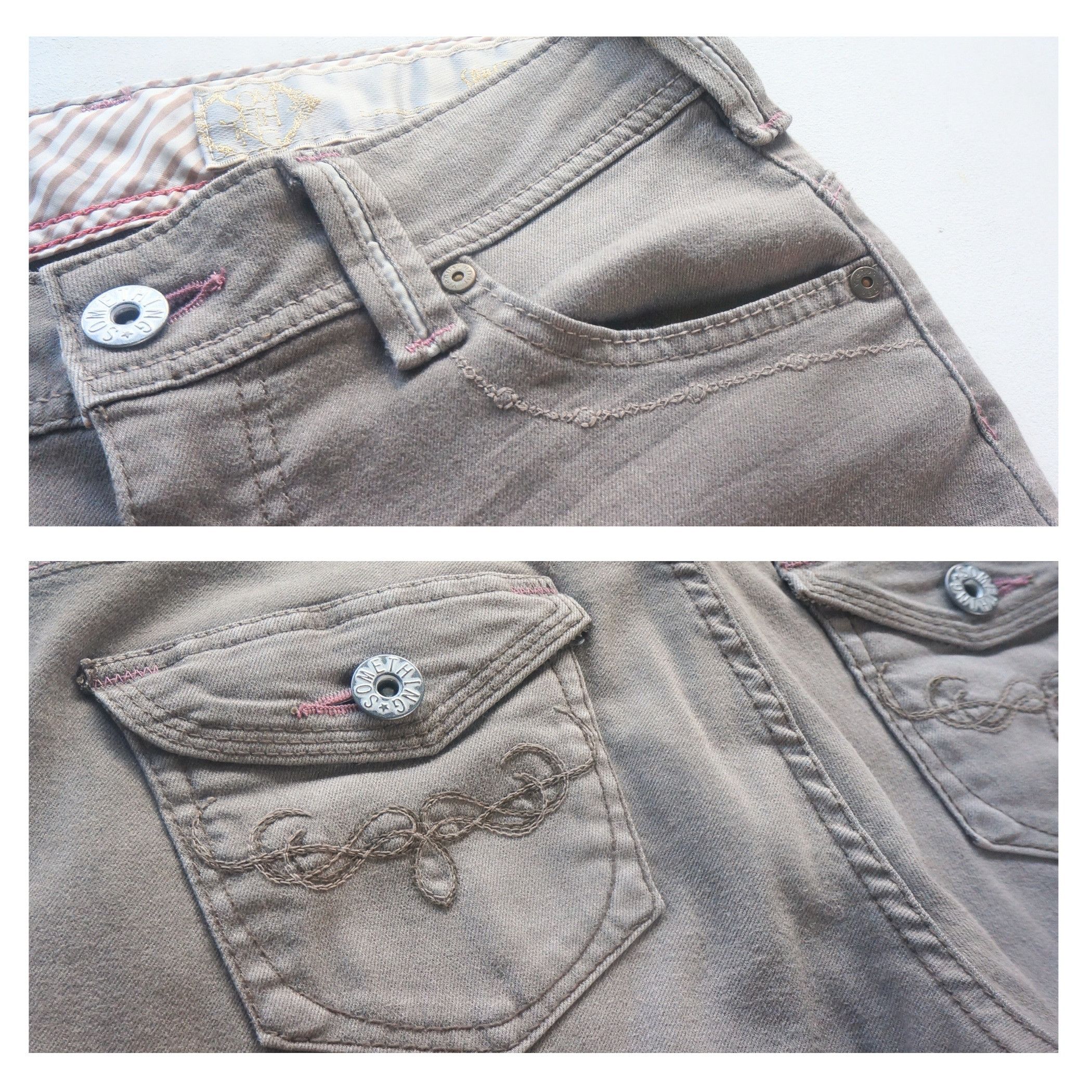 Edwin SOMETHING by EDWIN Brown Soft Flare Pants Size 28" / US 6 / IT 42 - 5 Thumbnail