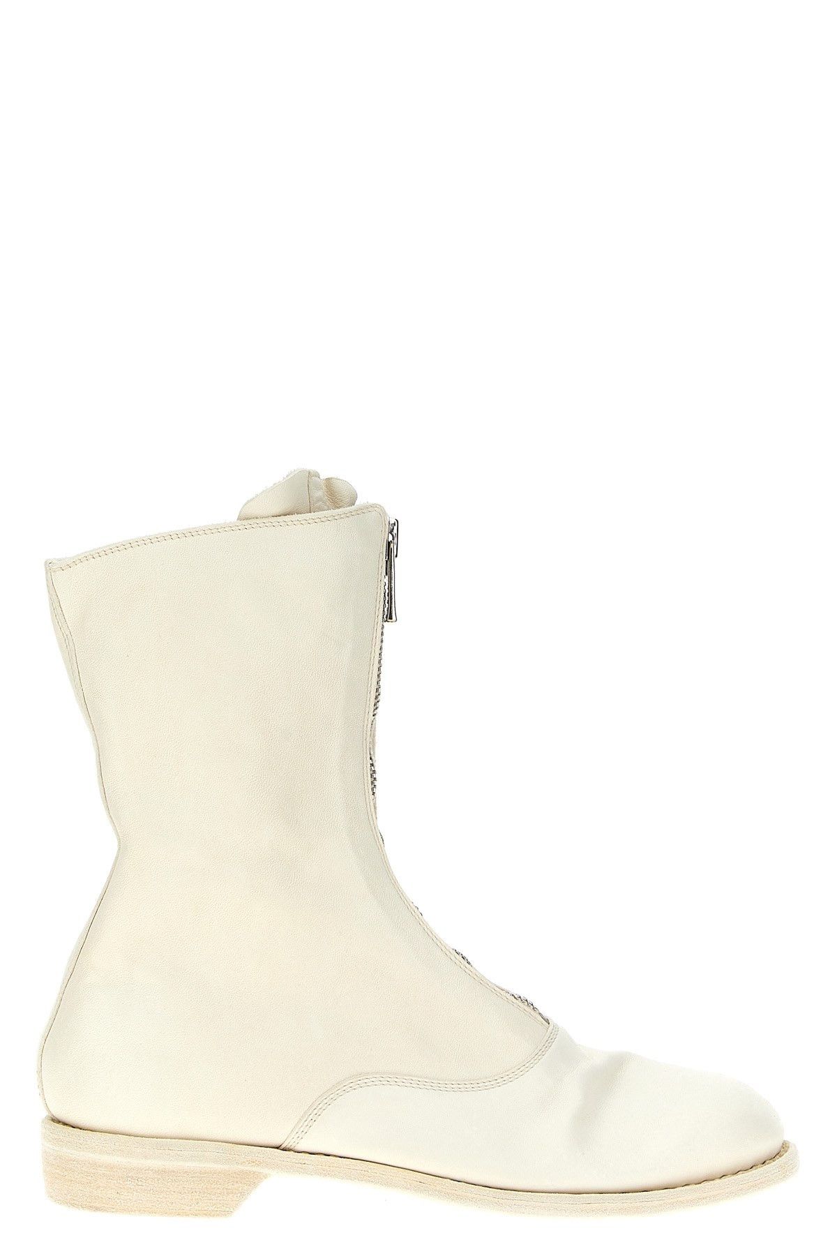 image of Guidi '310' Ankle Boots in White, Women's (Size 7)