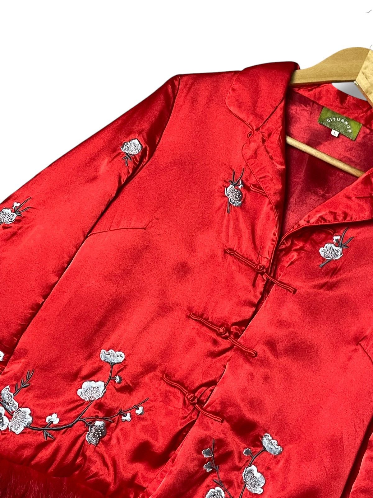 The Unbranded Brand Diyuange Brand Satin Silk Cheongsam (59) Size L / US 10 / IT 46 - 4 Thumbnail
