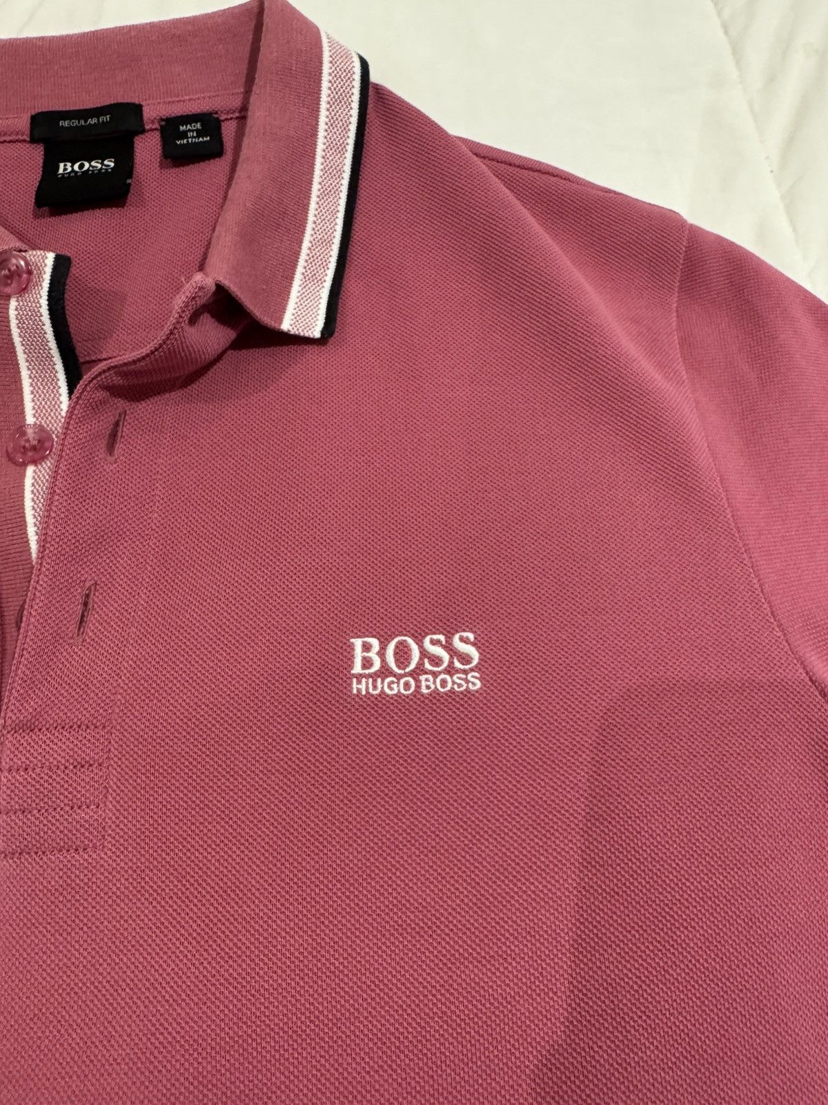 Hugo Boss Hugo Boss pink polo Size US M / EU 48-50 / 2 - 3 Thumbnail