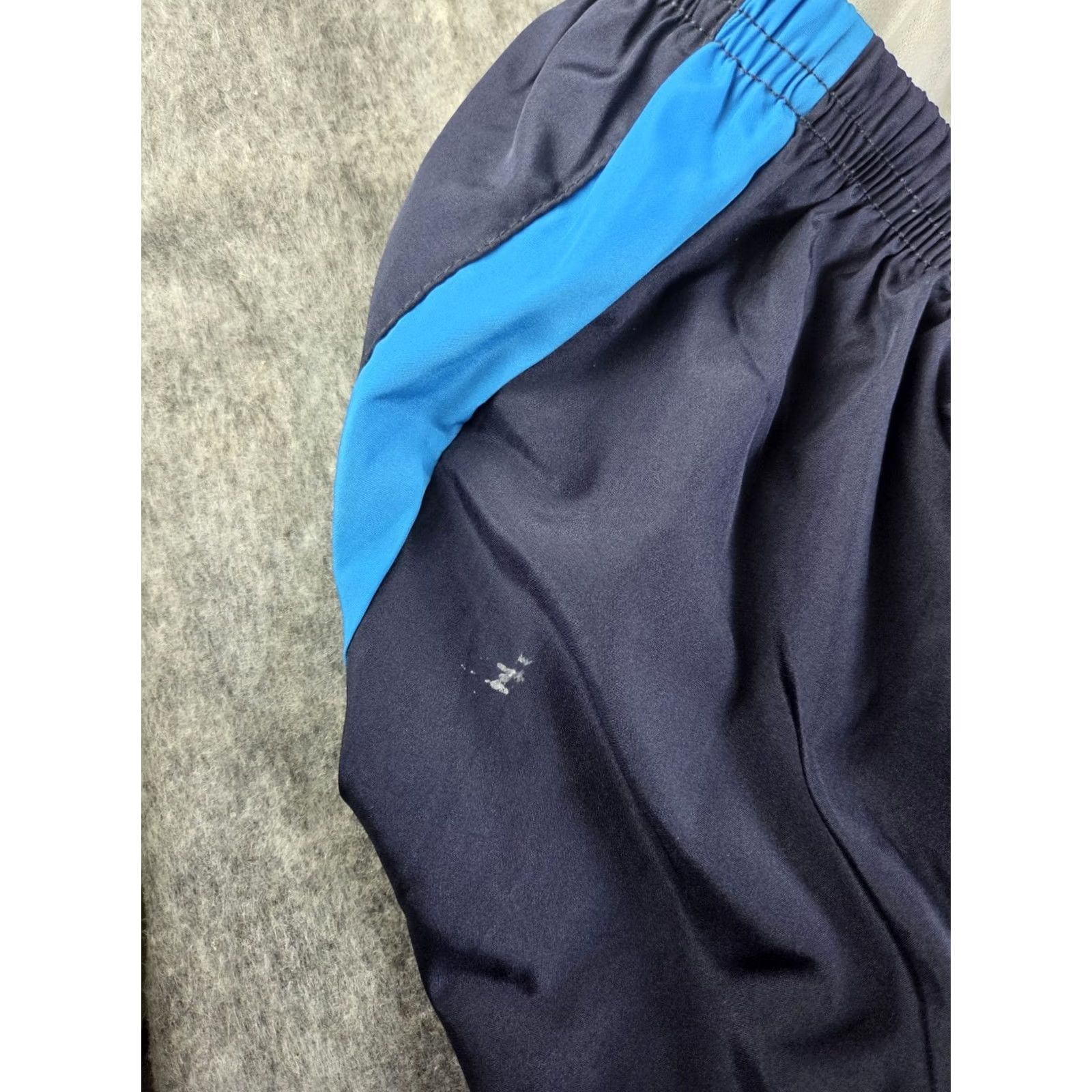 Vintage Kathy Ireland Womens Shorts L Blue Elastic Waist Gym Running Workout Regular Fit NFL? Size 36" / US 14 / IT 50 - 3 Thumbnail