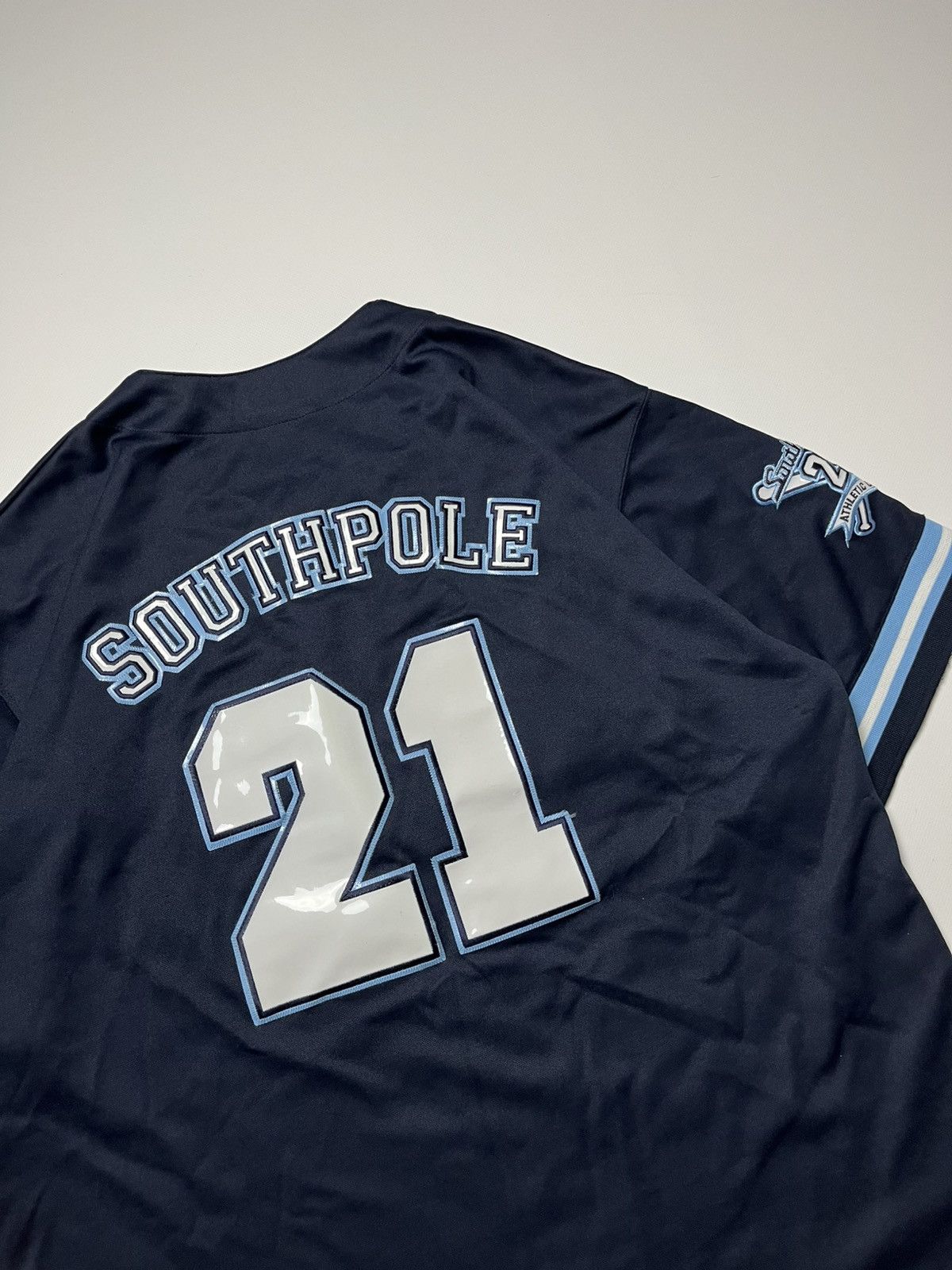Southpole Vintage Southpole Baseball Jersey Navy Blue #21 Y2K XL Size US XL / EU 56 / 4 - 7 Thumbnail