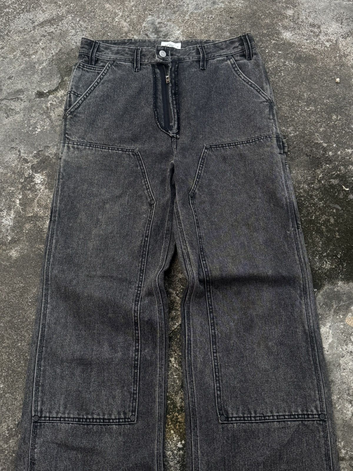 Andersson Bell Andersson Bell Double Knee Carpanter Denim Jeans JW Size US 33 - 3 Thumbnail