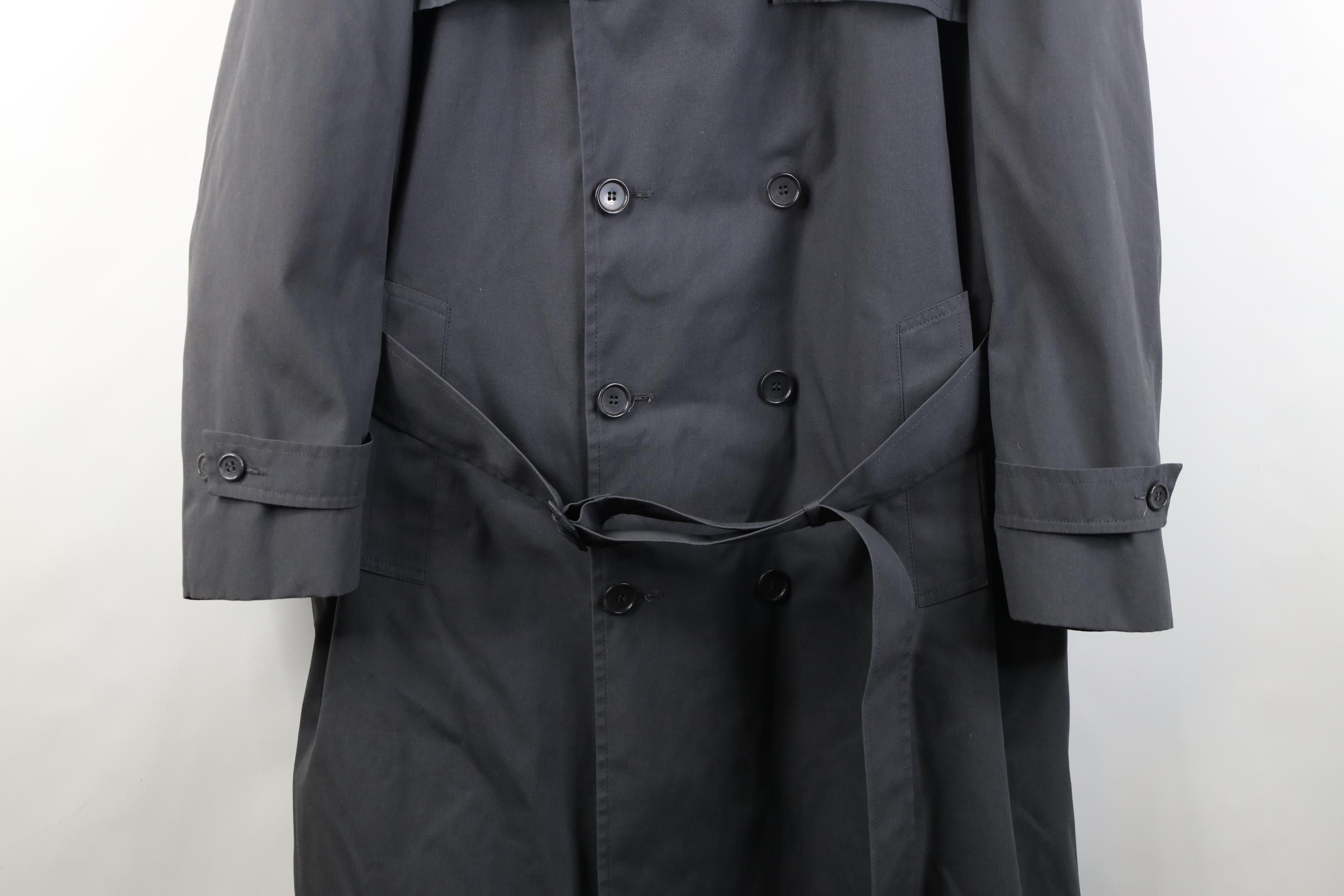 Vintage Vintage 70s Streetwear Double Breasted Trench Coat Gray USA Size US XXL / EU 58 / 5 - 3 Thumbnail