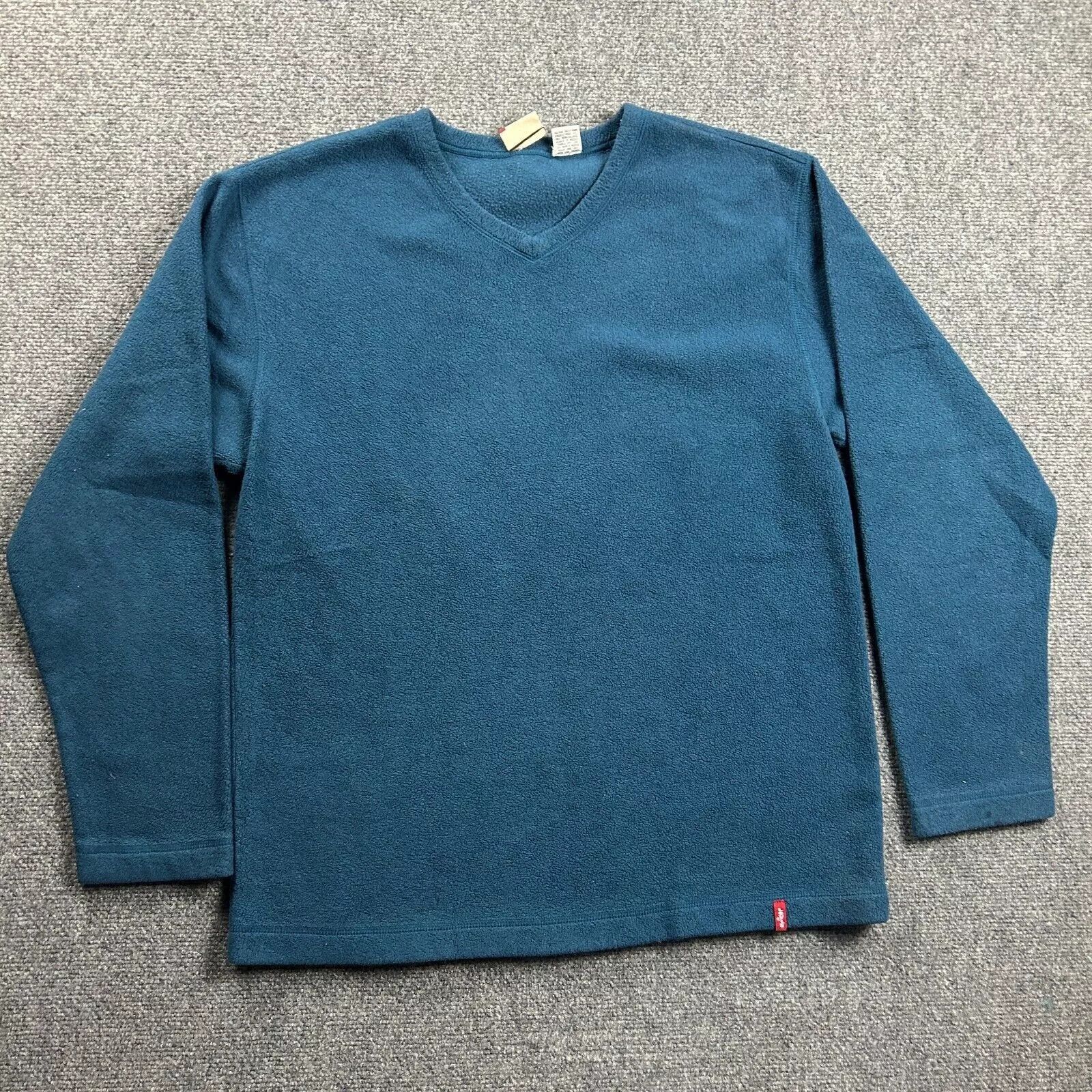 Levi's Vintage Levi's Sweatshirt Mens XL V-Neck Fleece Red Tab Size US XL / EU 56 / 4 - 1 Thumbnail