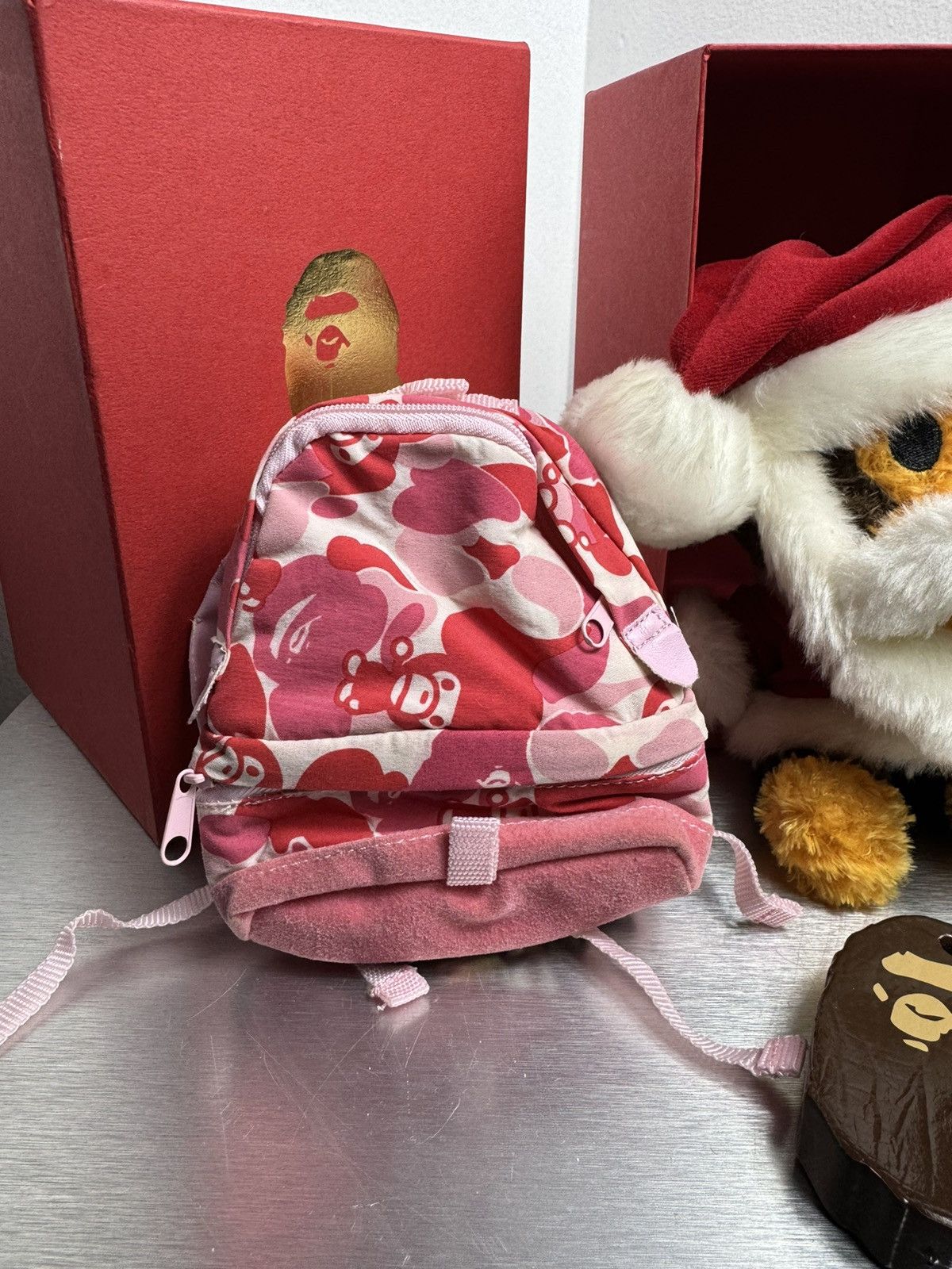 Bape Bape 2014 Christmas baby milo plush doll + Accessories Size ONE SIZE - 3 Thumbnail