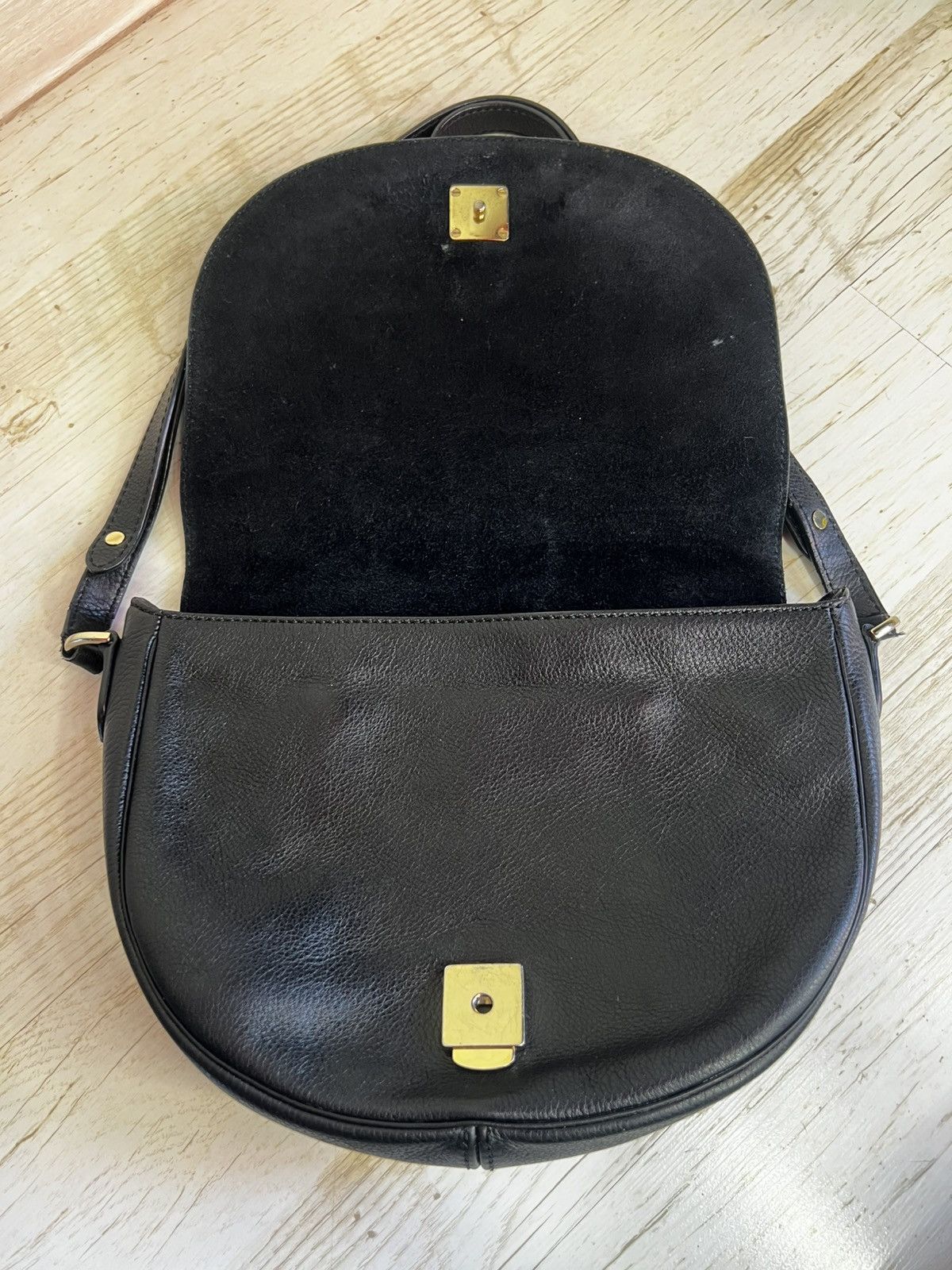 Mulberry Mulberry Tessie Black Leather Crossbody Bag Size ONE SIZE - 8 Thumbnail