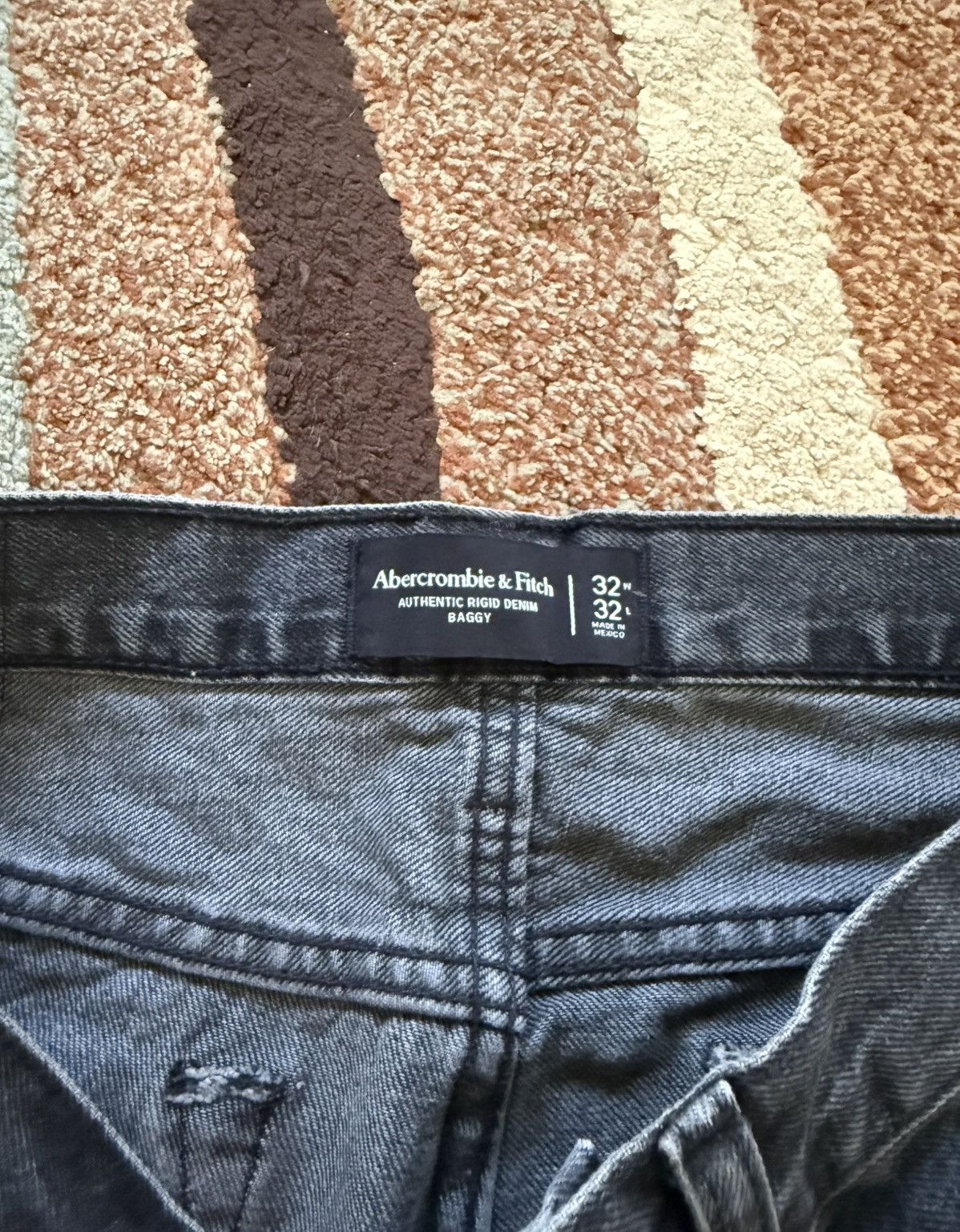 Abercrombie & Fitch Abercrombie & Fitch Baggy Jean Size US 32 / EU 48 - 4 Thumbnail