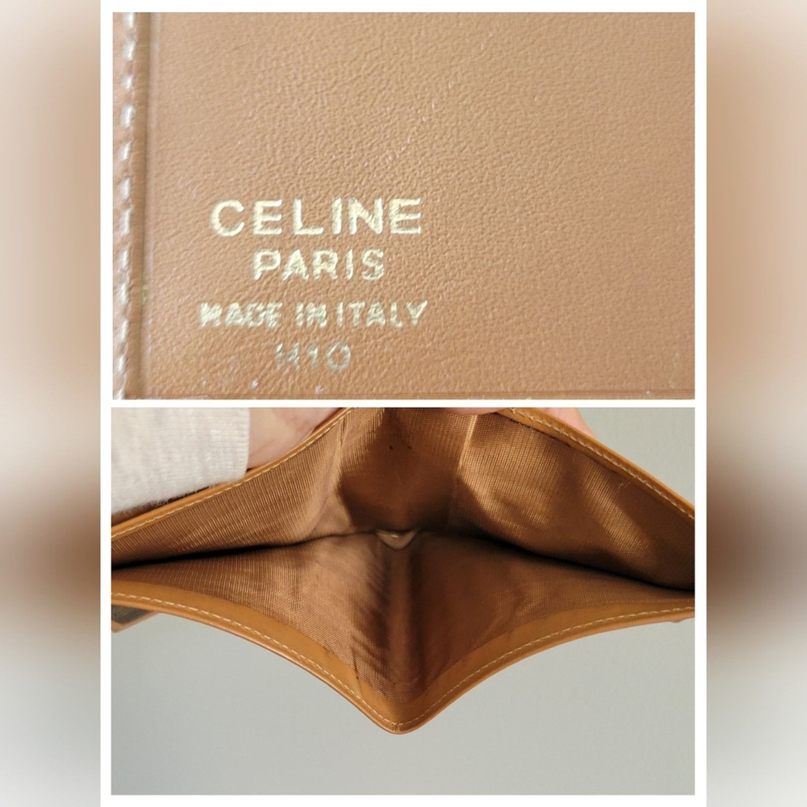Celine CELINE Macadam Triomphe Bi-Fold Wallet Canvas Authentic Size ONE SIZE - 3 Thumbnail