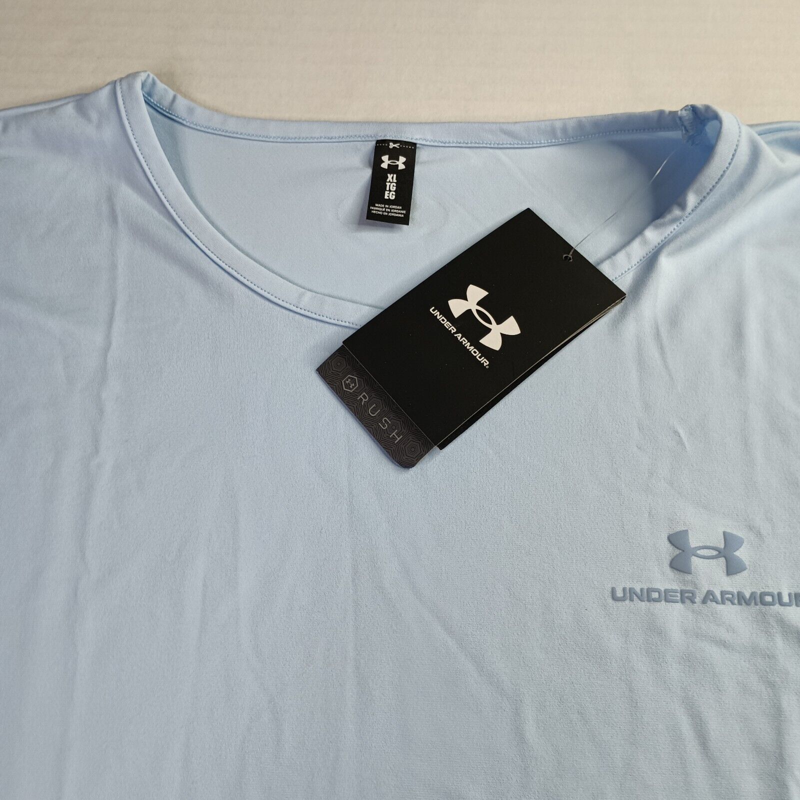 Under Armour Under Armour RUSH Energy T-shirt Women's XL Blue 1379141 464 Size XL / US 12-14 / IT 48-50 - 2 Thumbnail