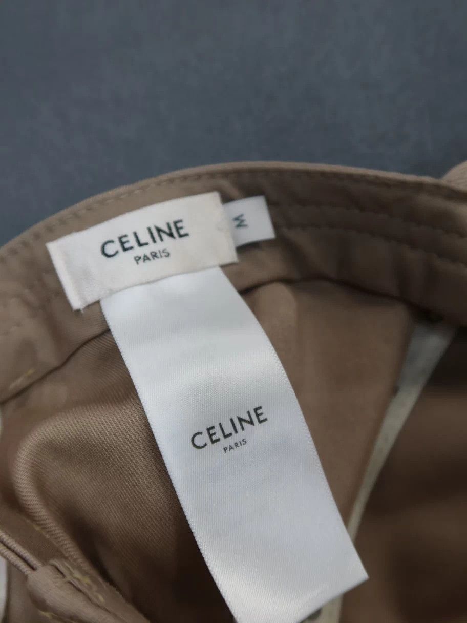 Celine CELINE Cotton Logo Embroidered Unisex Bball Cap M Size ONE SIZE - 4 Thumbnail
